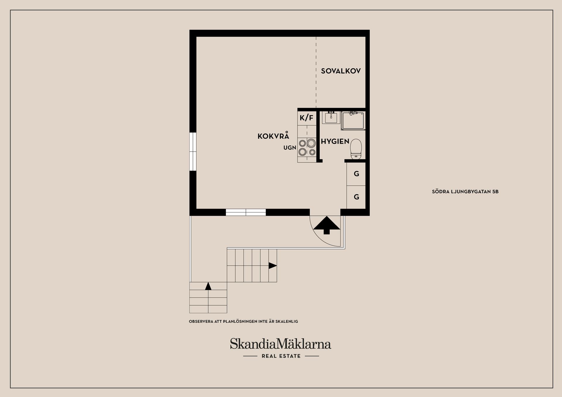 Bostadsrätt, Södra Ljungbygatan 5B, Norrstrand, Karlstad