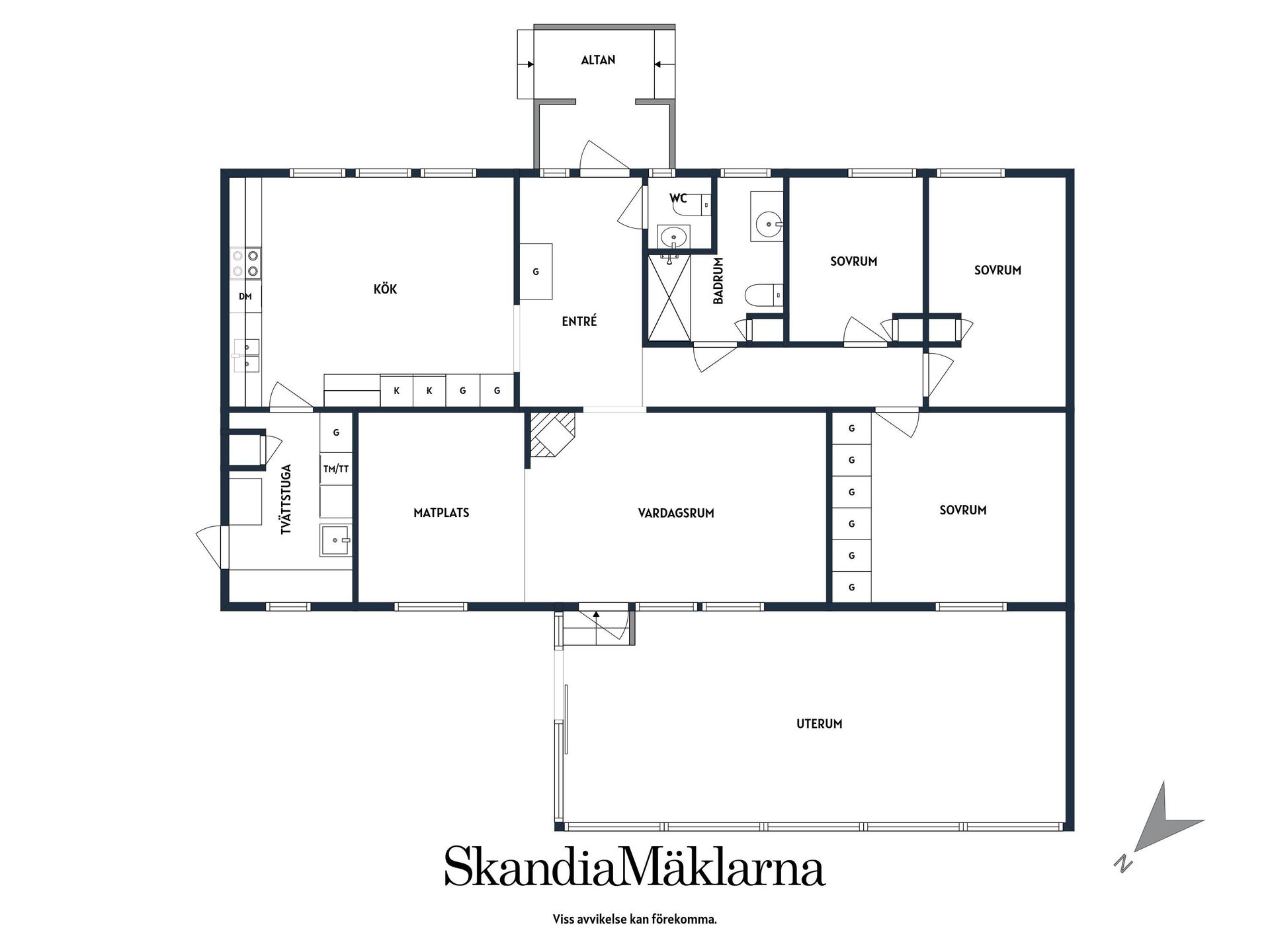 Villa, Runeborgsvägen 5, Malmby, Strängnäs
