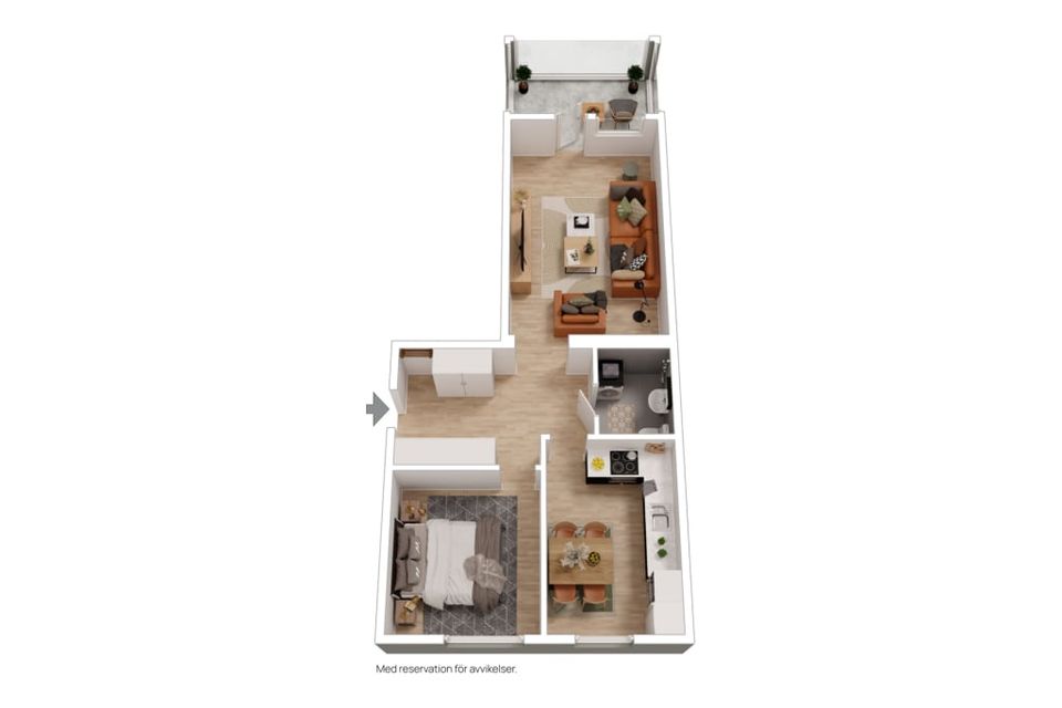 Bostadsrätt, Östra Storgatan 33D, Marnäs, Ludvika