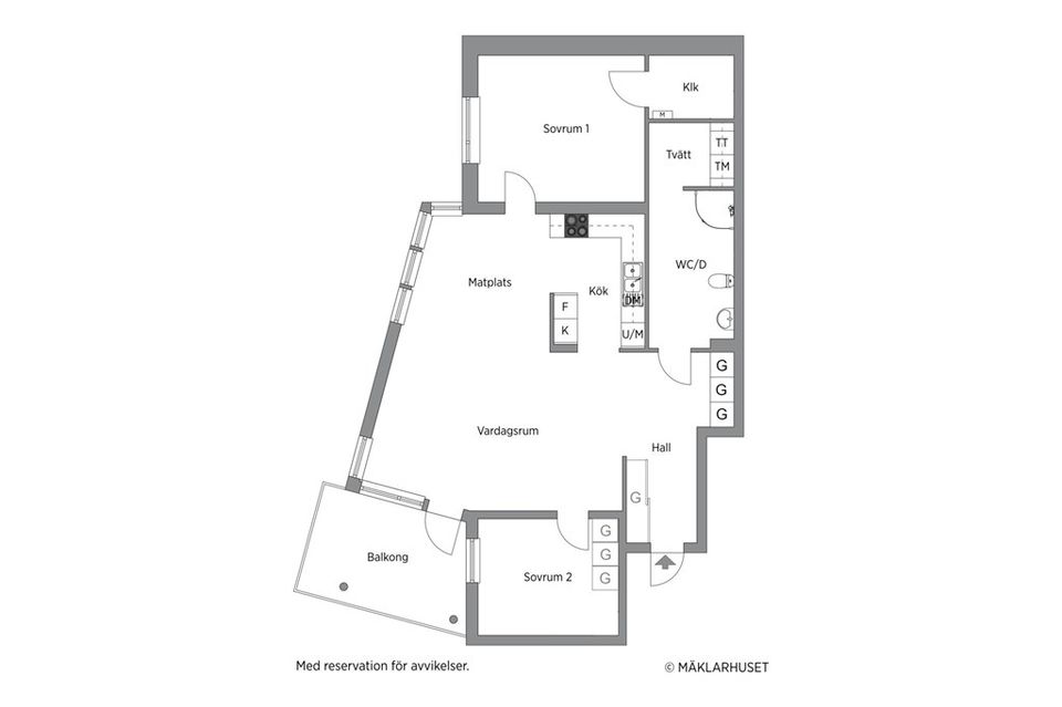 Bostadsrätt, Hoppets Gränd 6, Öbacka Strand, Umeå