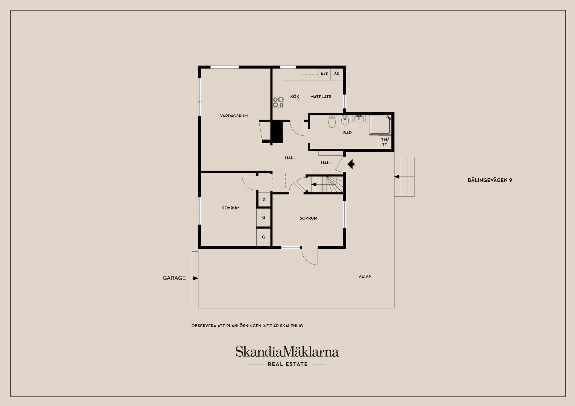 Villa, Bälingevägen 9, Örby, Stockholm