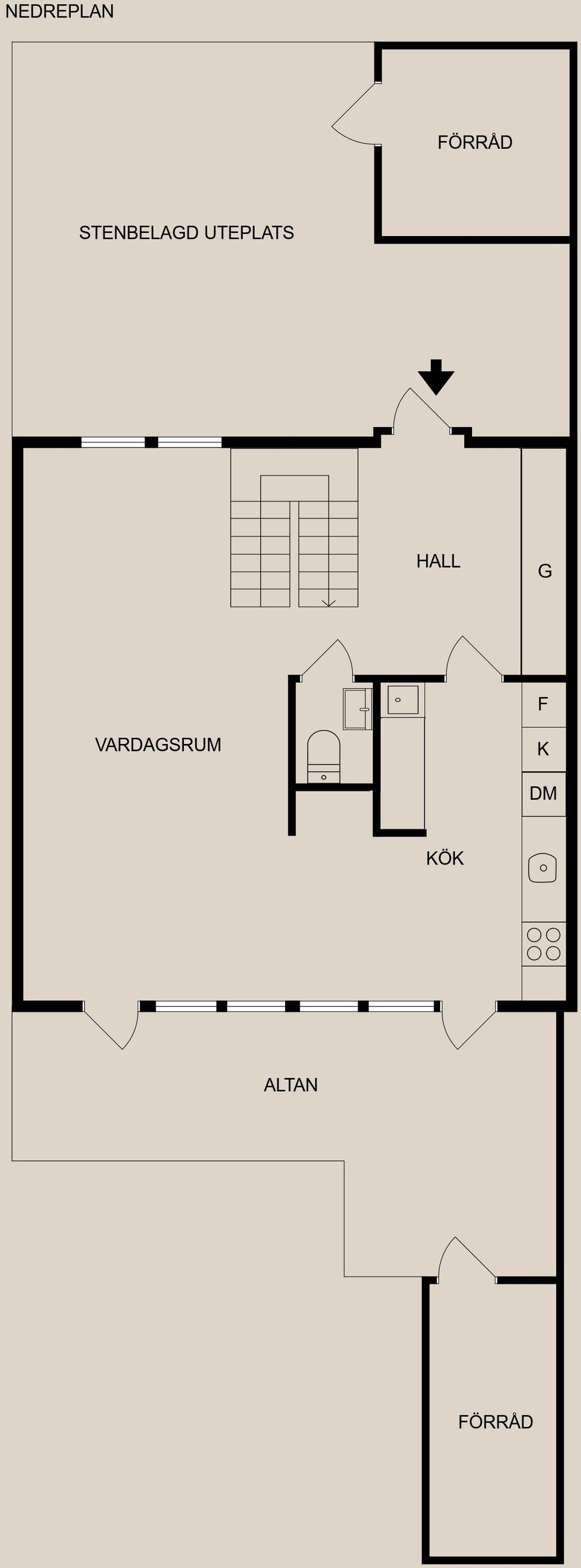 Radhus, Bävervägen 56E, Finspång, Hårstorp, Finspång