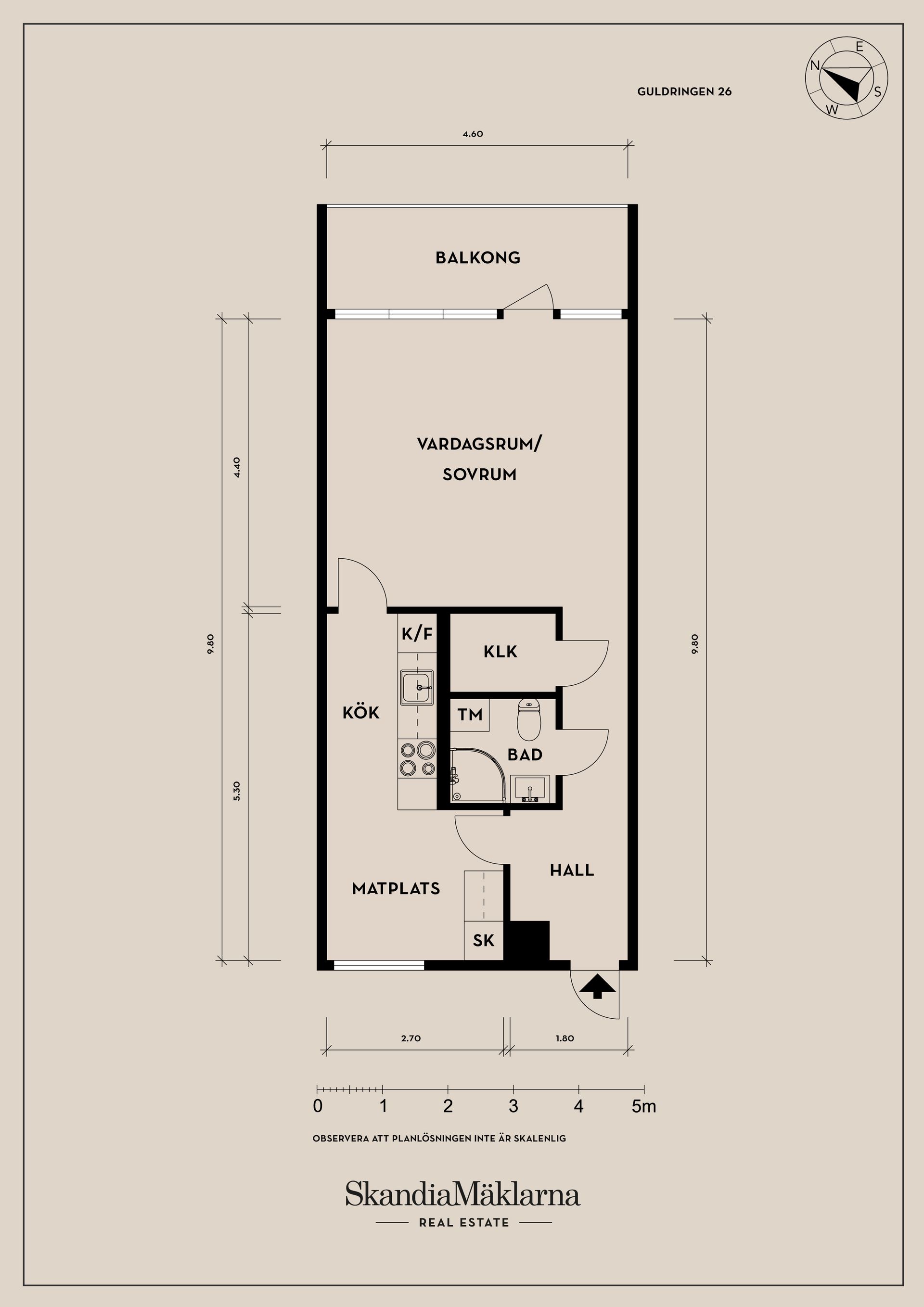 Bostadsrätt, Guldringen 26, Göteborg