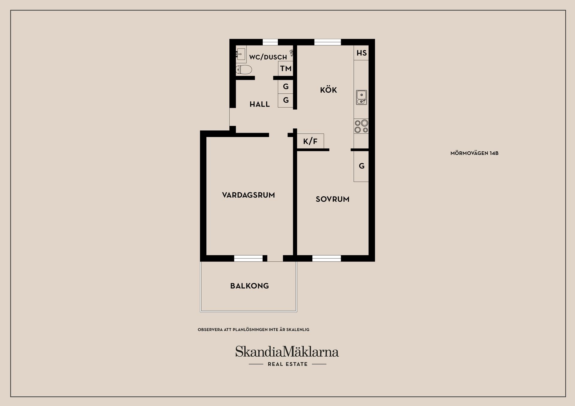 Bostadsrätt, Mörmovägen 14B, Skoghall, Hammarö