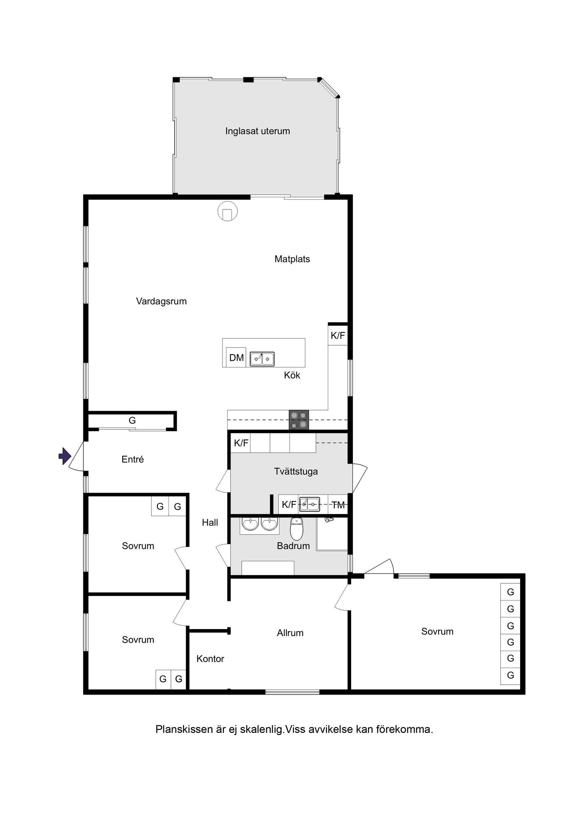 Villa, Måsängsvägen 10, Holm, Halmstad