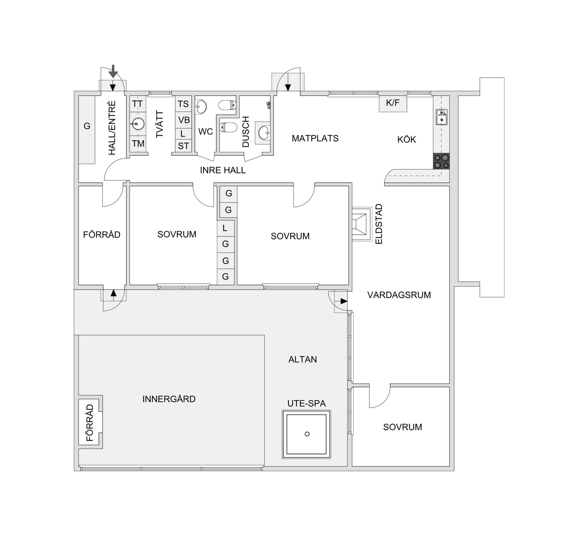 Villa, Radhus, Söravägen 101, Söra, Österåker