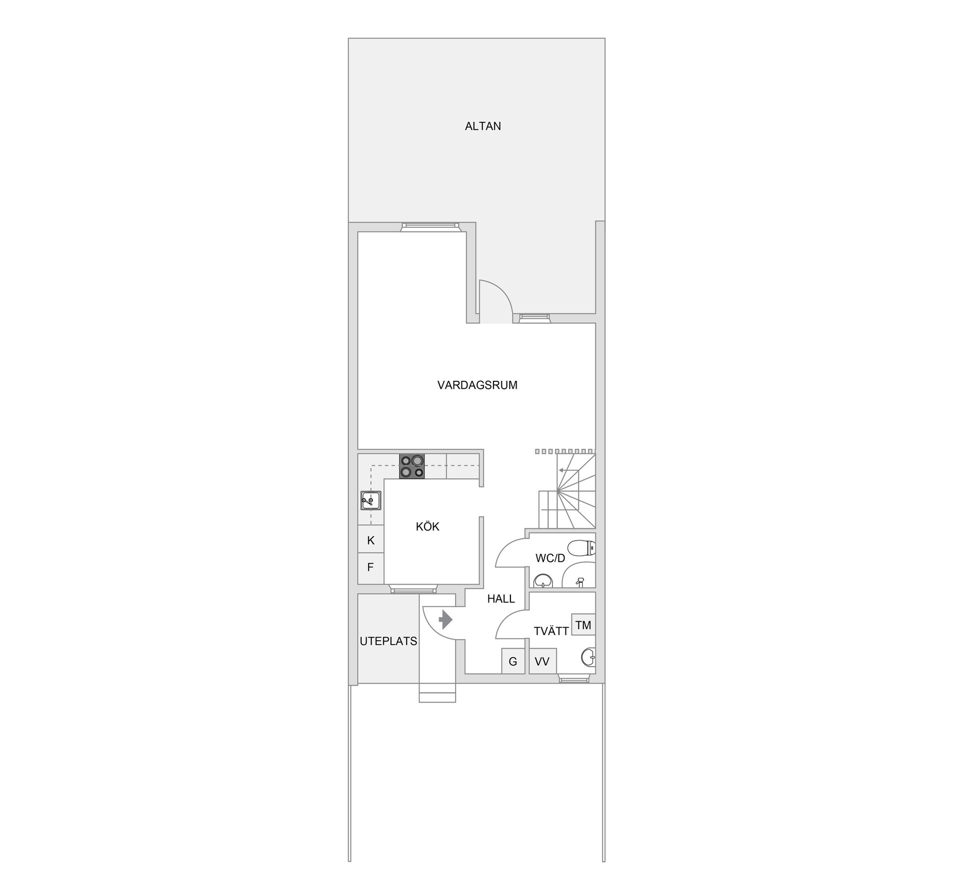 Villa, Radhus, Klarinettgatan 19, Kronoparken, Karlstad