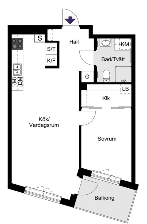 Bostadsrätt, Masugnsvägen 50, 5tr., Bromma / Mariehäll, Stockholm