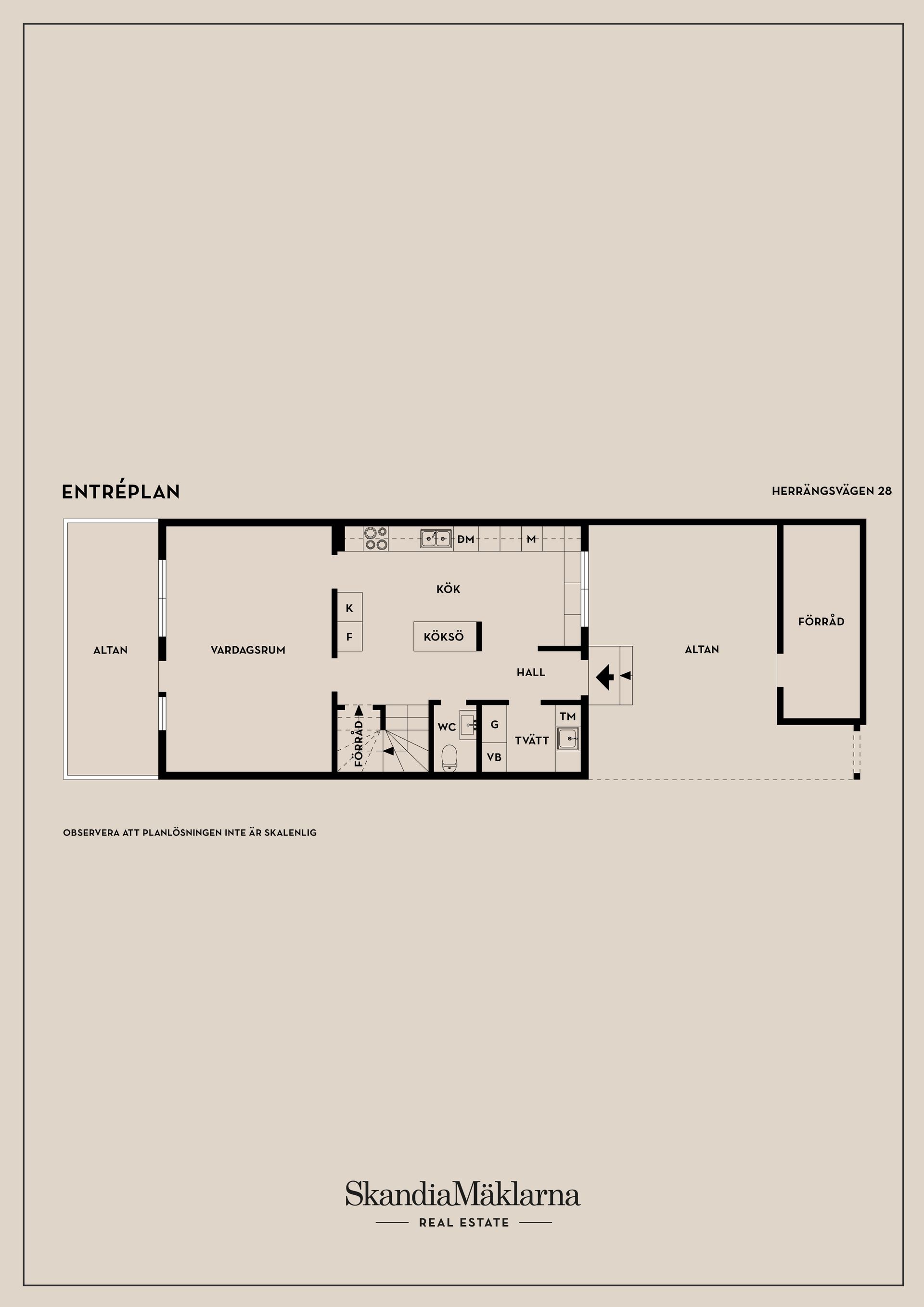 Radhus, Herrängsvägen 28, Rönninge, Salem