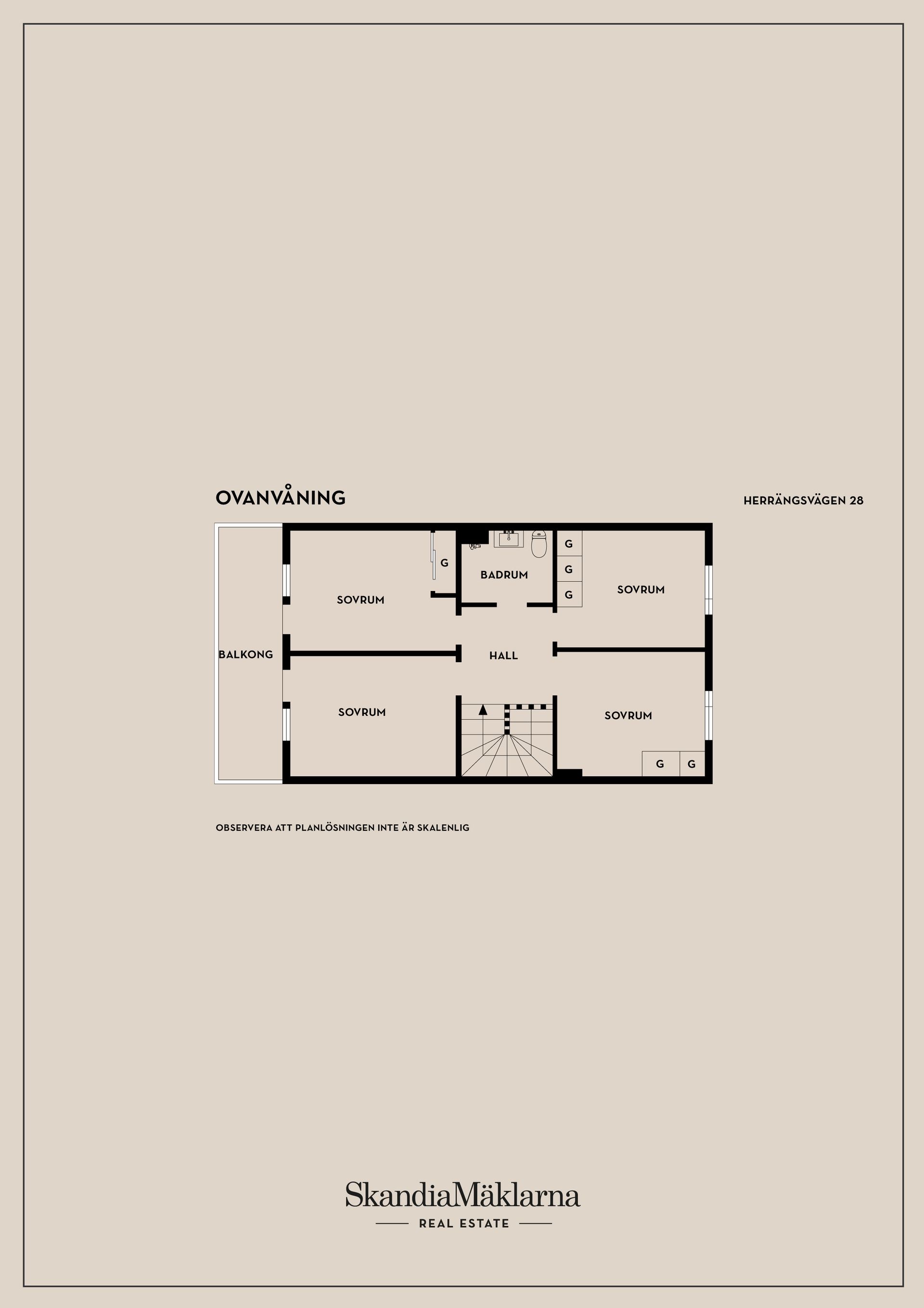 Radhus, Herrängsvägen 28, Rönninge, Salem