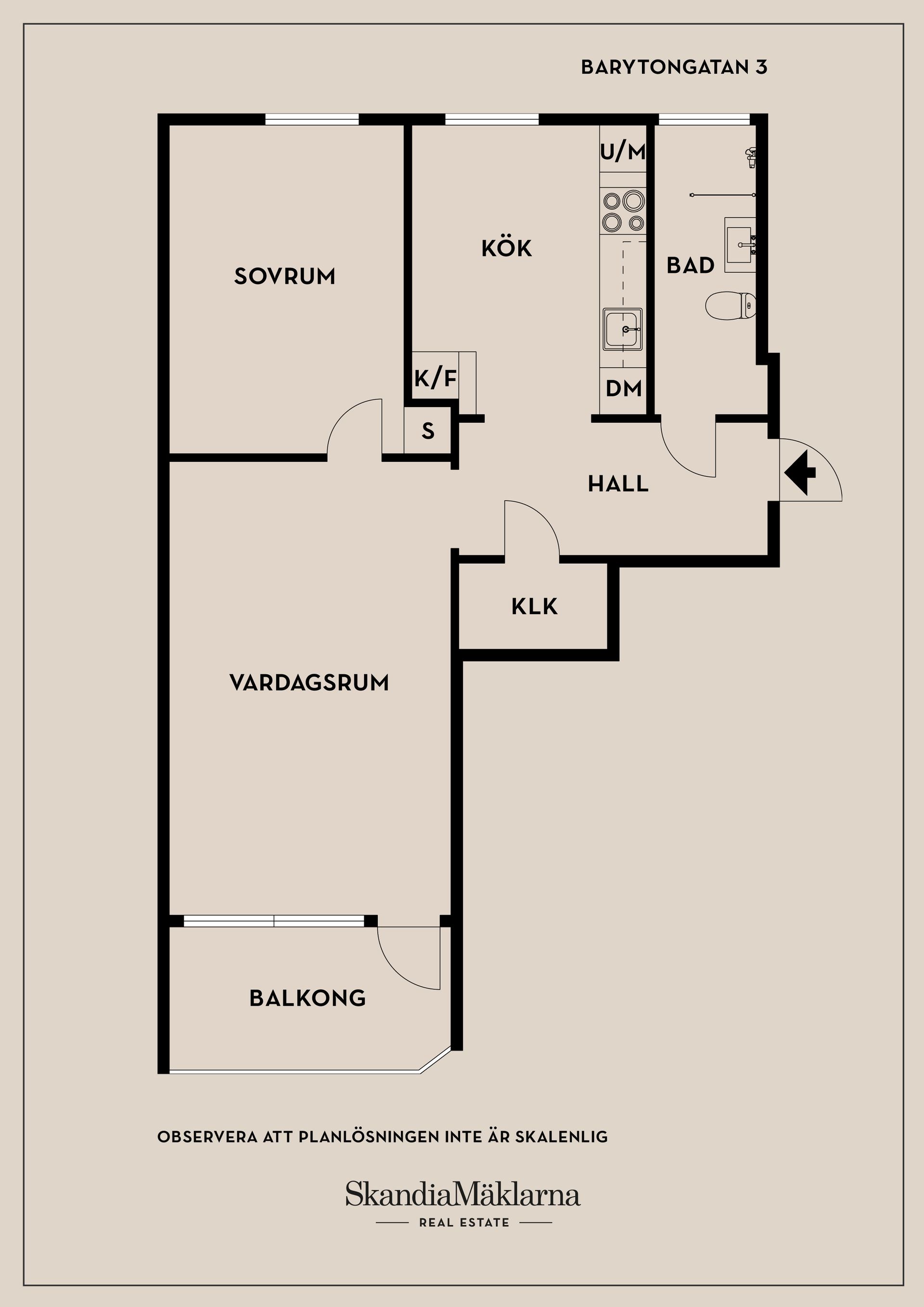 Bostadsrätt, Barytongatan 3, Kaverös, Göteborg