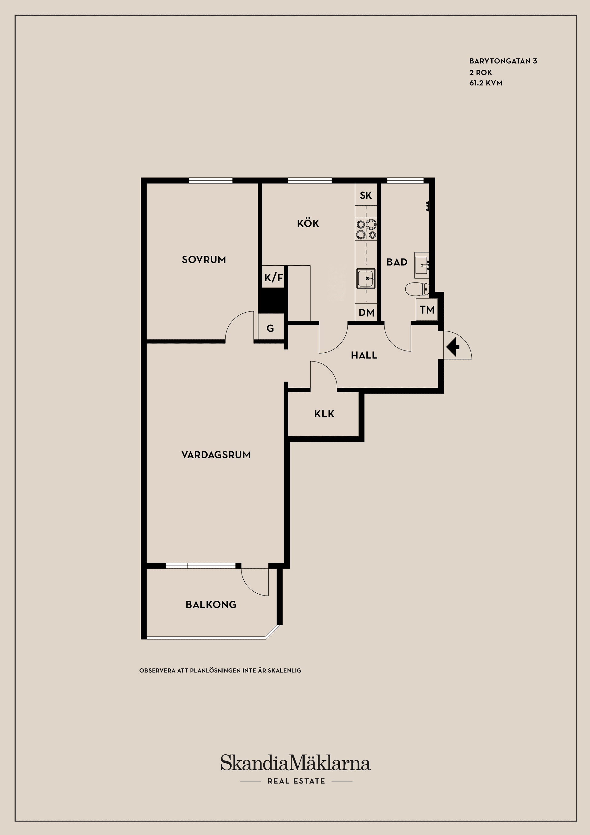 Bostadsrätt, Barytongatan 3, Kaverös, Göteborg