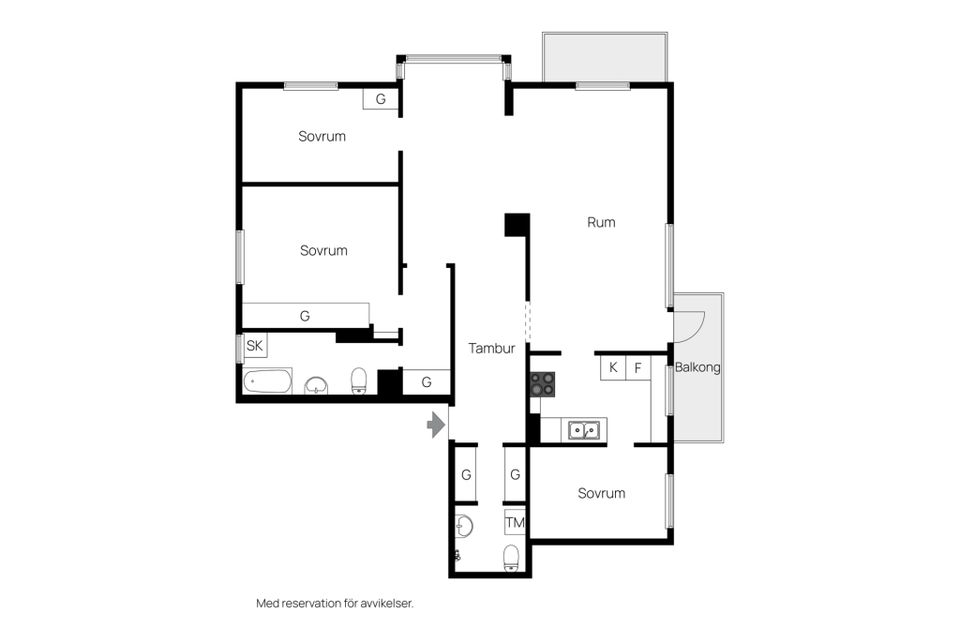 Bostadsrätt, Almstagatan 6, Röda stan, Norrköping
