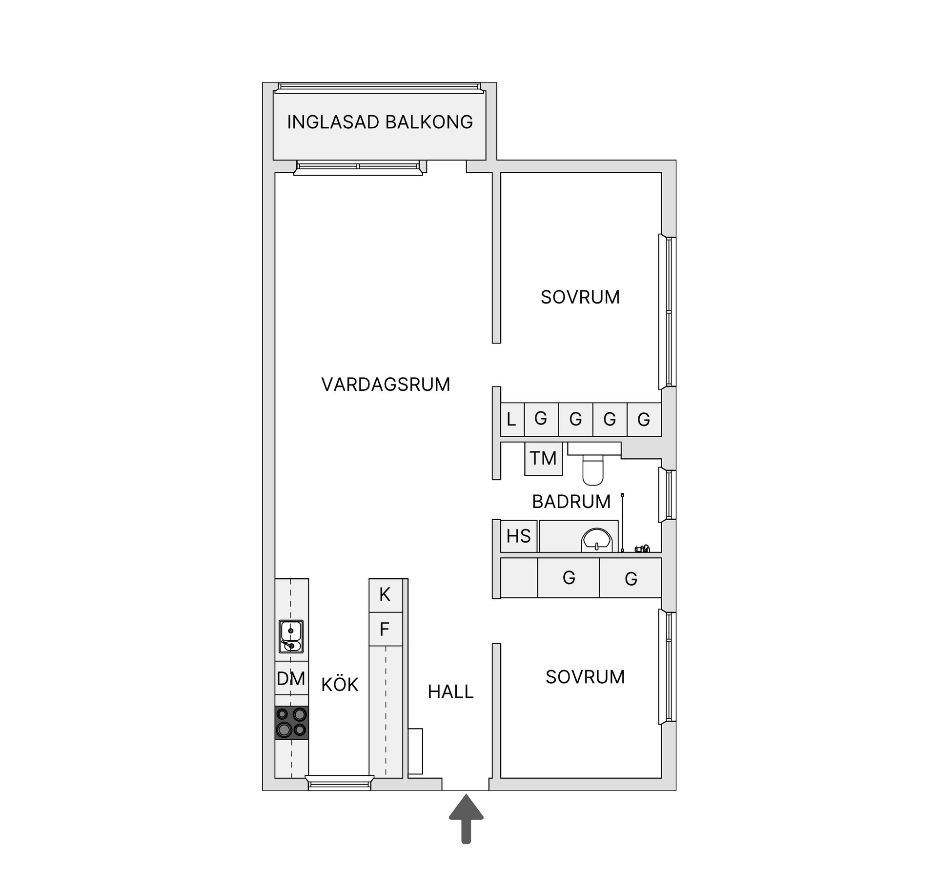 Bostadsrätt, Ritargatan 1B, Salabacke, Uppsala