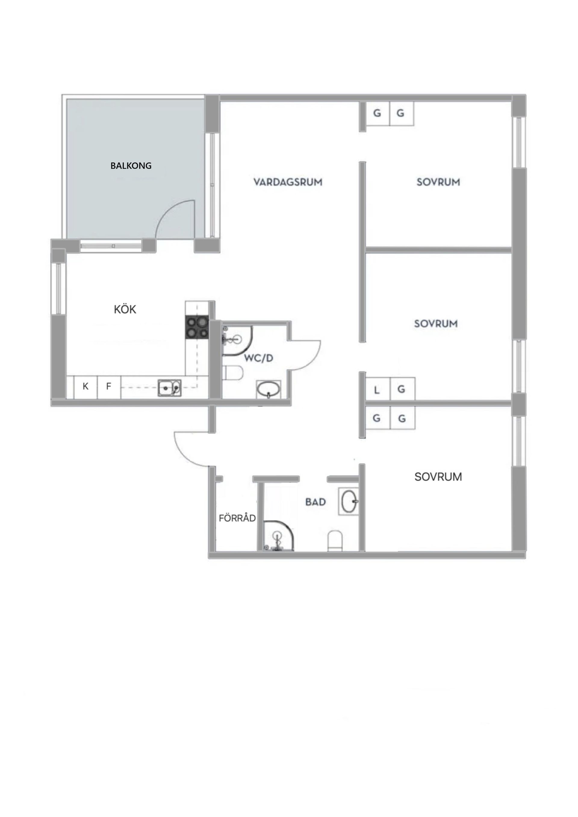 Bostadsrätt, Flygkårsvägen 9, Hägernäs, Täby
