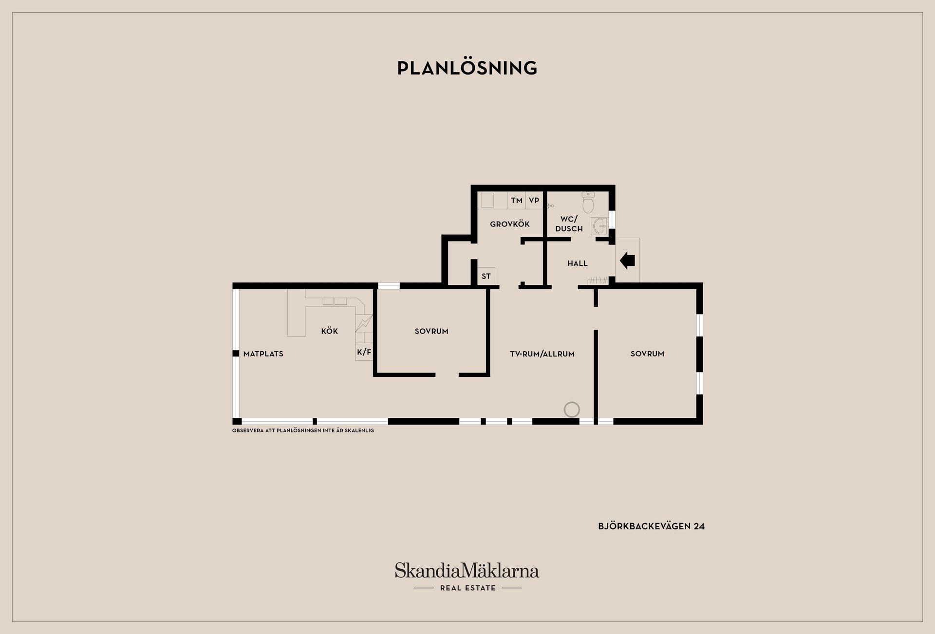 Villa, Björkbackevägen 24, Ludvigsborg - Röinge, Hörby