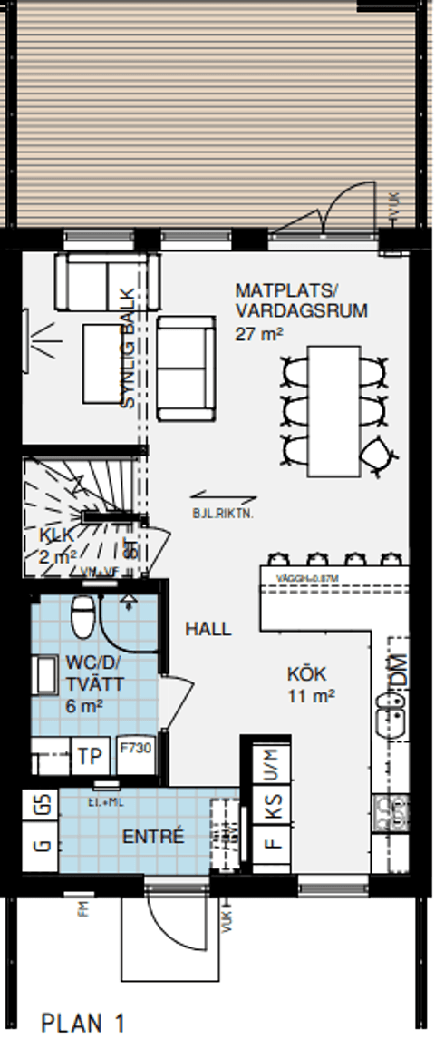 Radhus, Torsvägen 174B, Kolmården - Krokek, Norrköping
