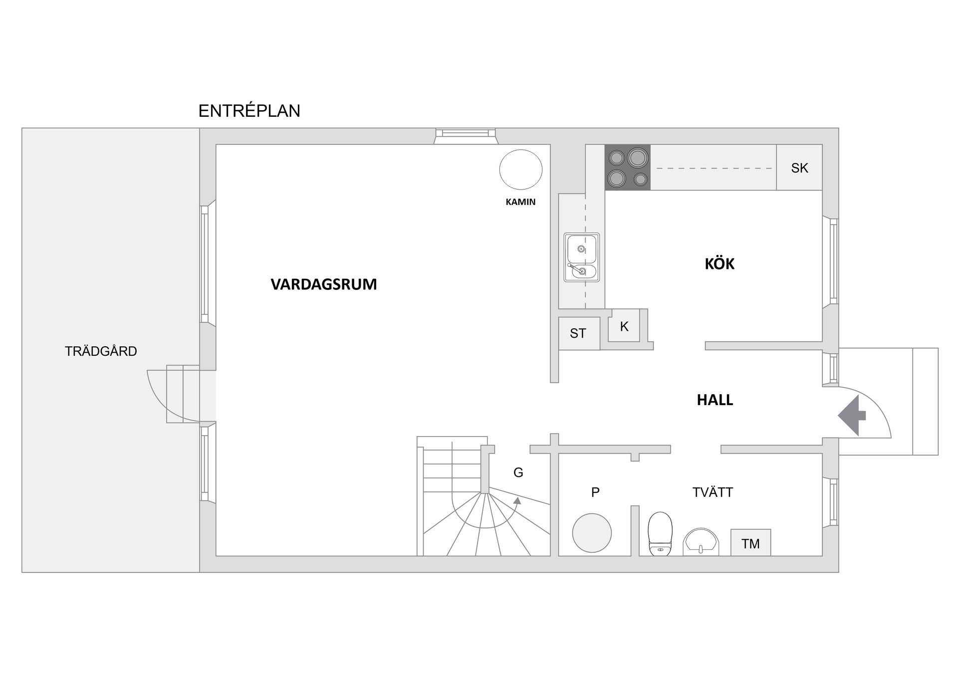 Villa, Radhus, Ekedalsvägen 121, Jakobsberg, Järfälla