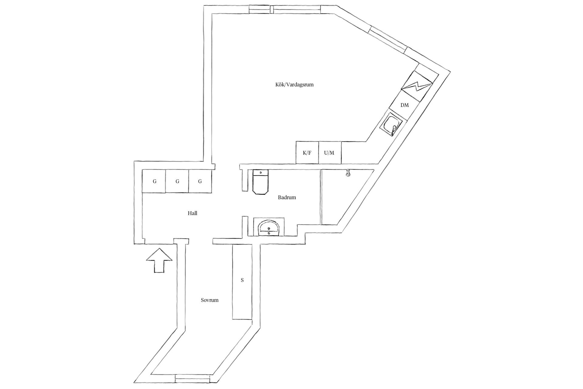 Bostadsrätt, Paradisgatan 25K, Gamla Masthugget, Göteborg
