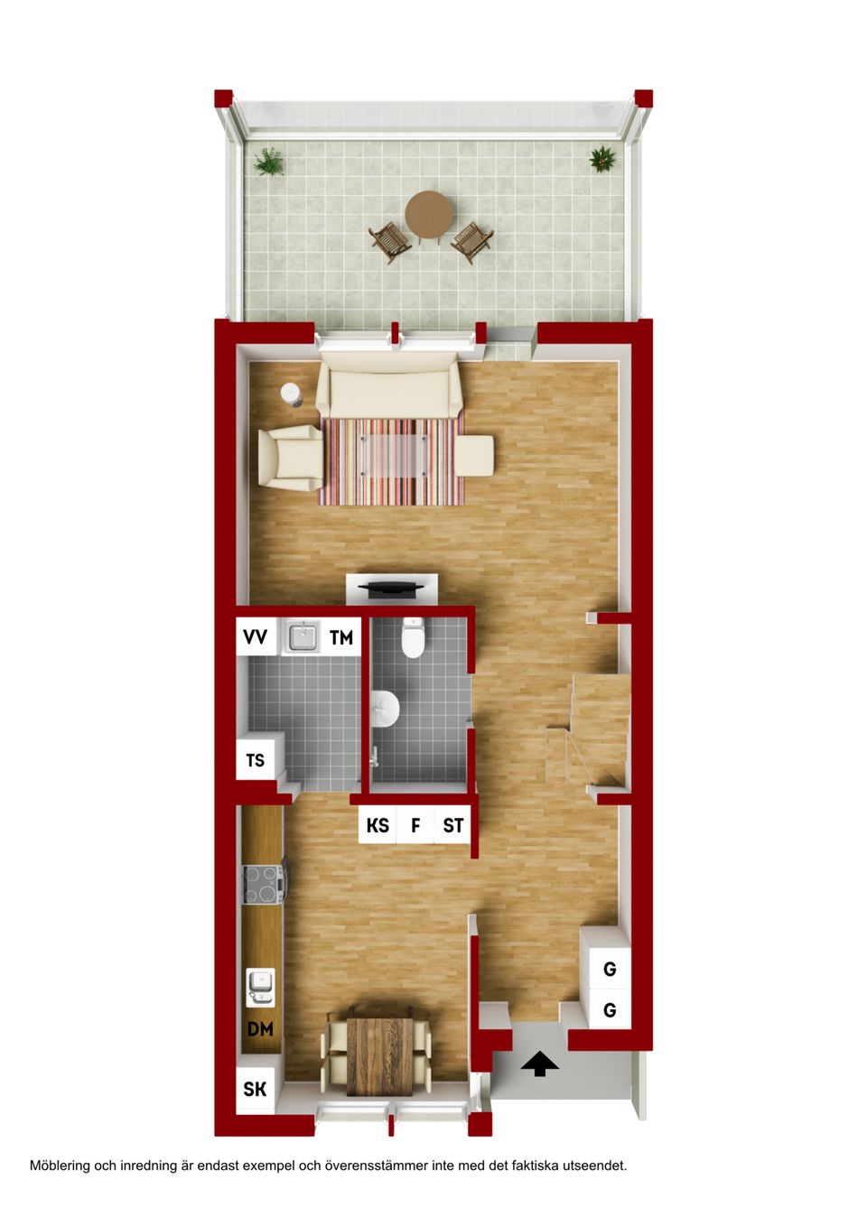 Bostadsrätt, Radhus, Möllestigen 2 Ä, Centralt, Bromölla