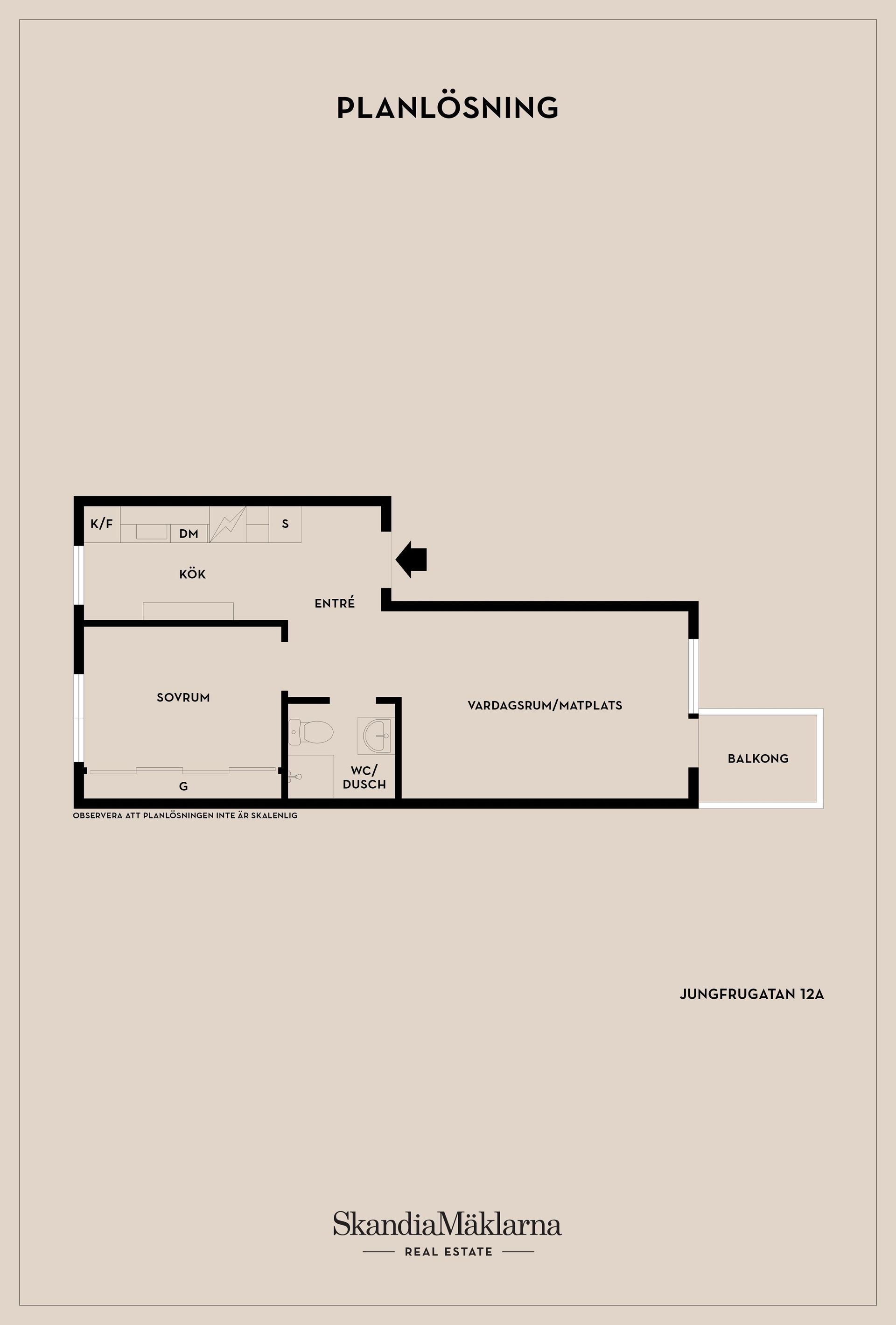Bostadsrätt, Jungfrugatan 12A, Öster, Katrineholm