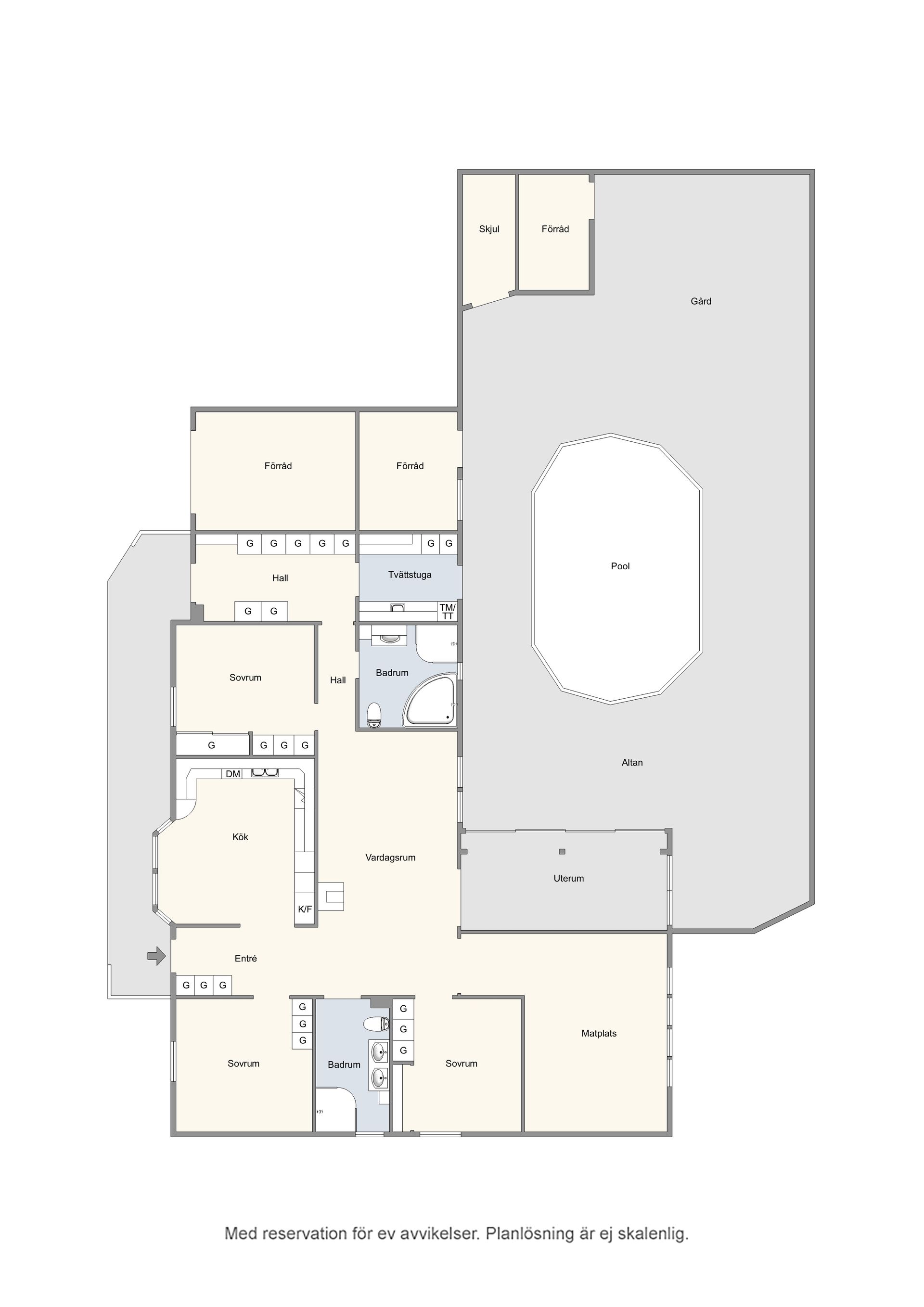 Villa, Pärlmakarevägen 3, Åhus - Transval, Kristianstad
