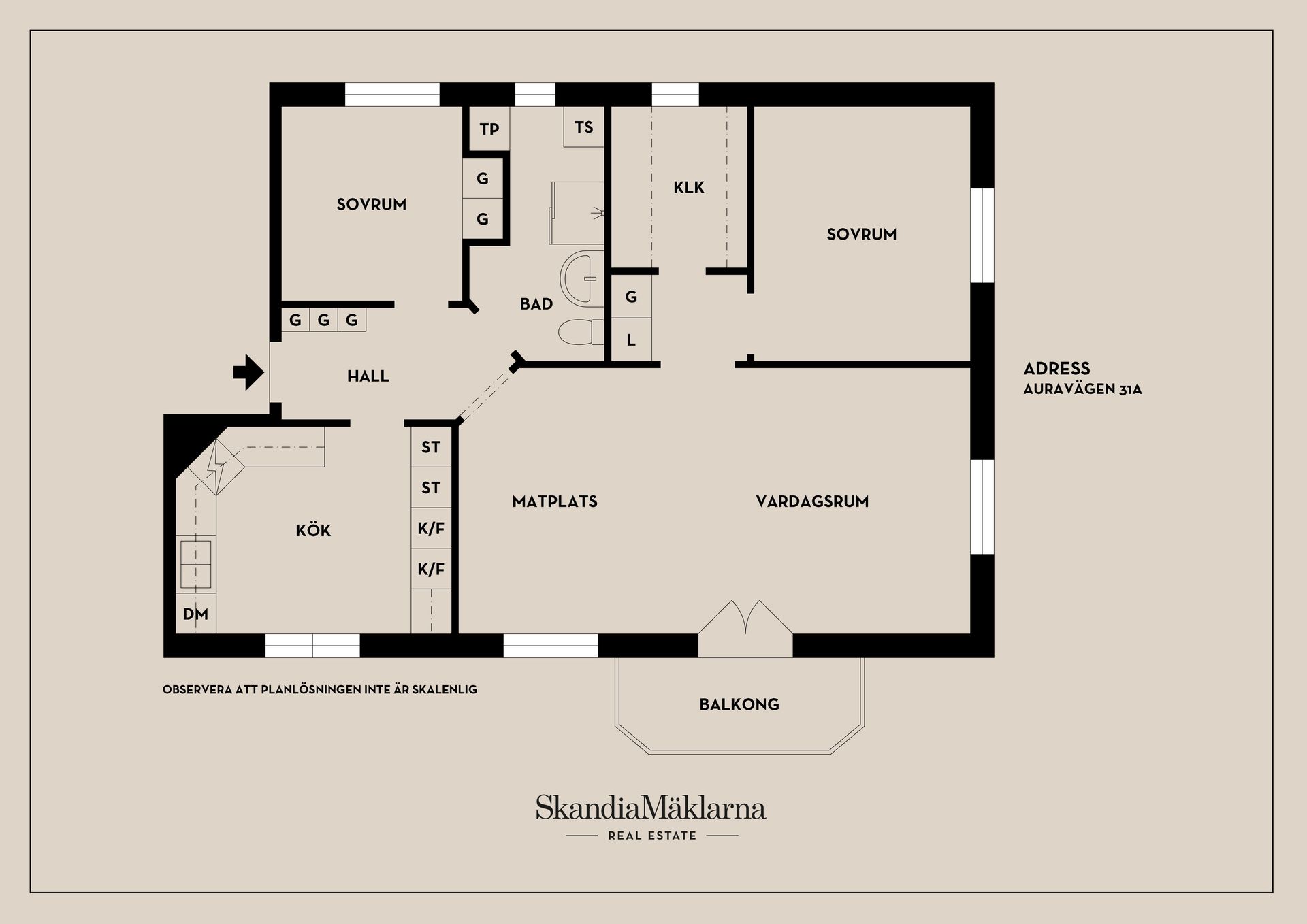 Bostadsrätt, Auravägen 31 A, Danderyd