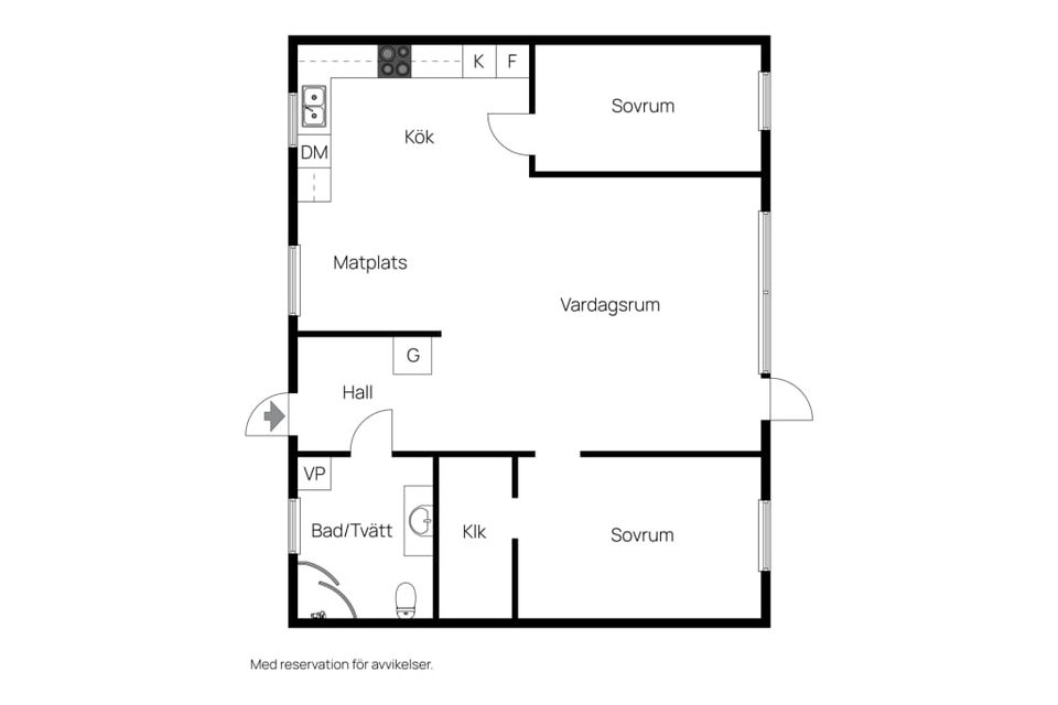 Radhus, Svartemossevägen 2 B, Stråvalla -Kärra, Varberg