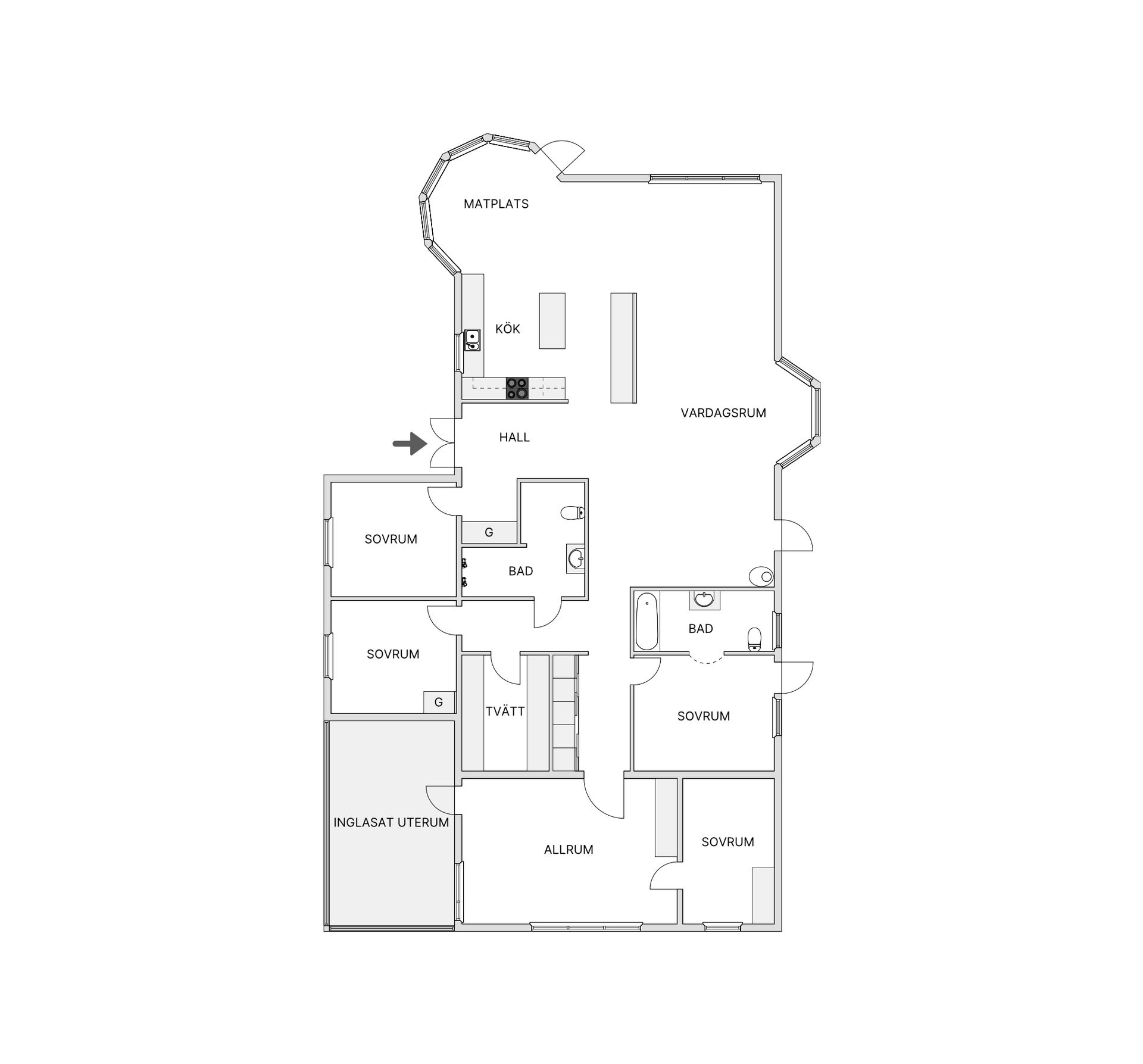 Villa, Gransättravägen 78, Margretelund, Österåker