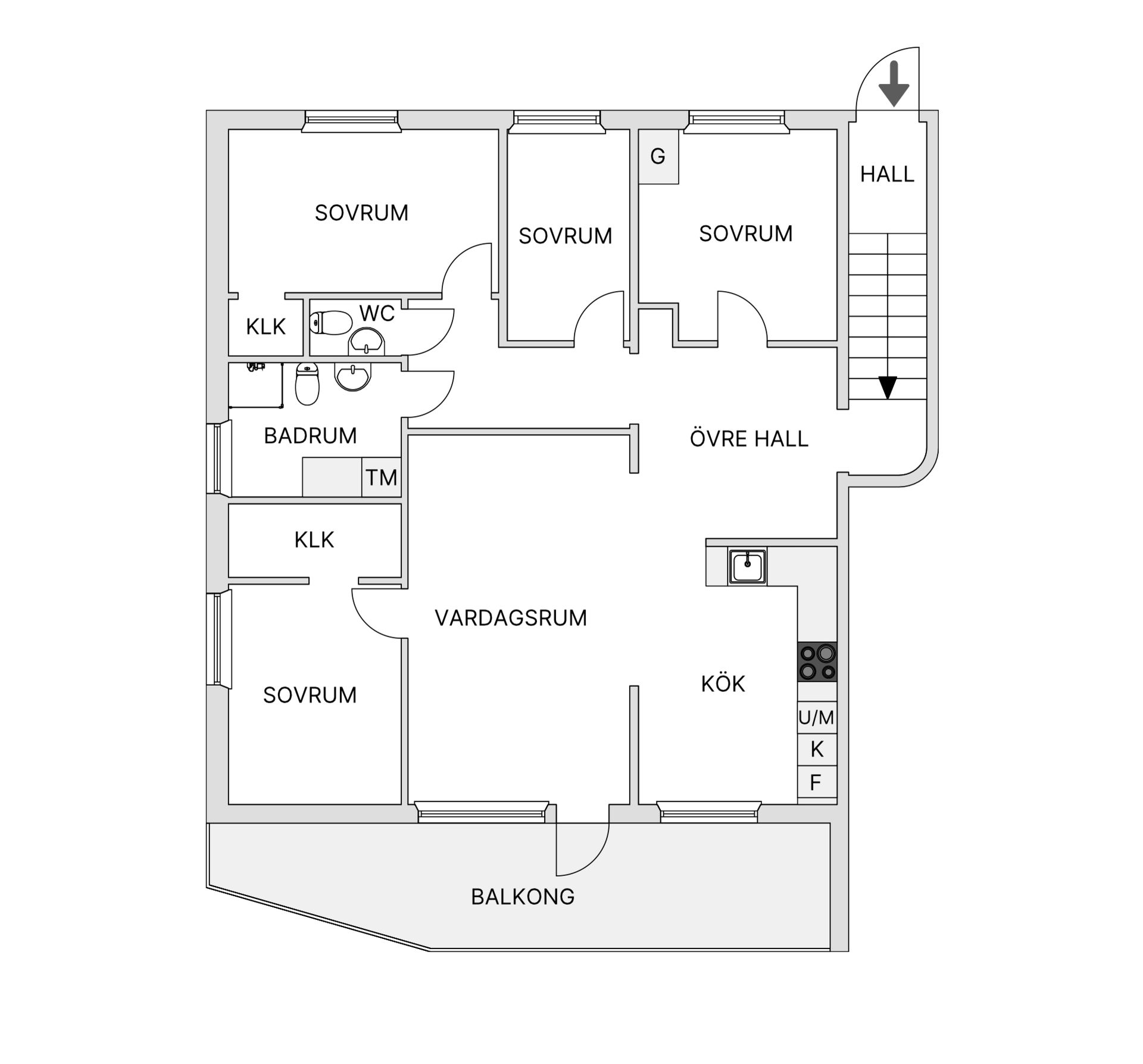Bostadsrätt, Varvsgatan 6D, Älvsbacka, Skellefteå