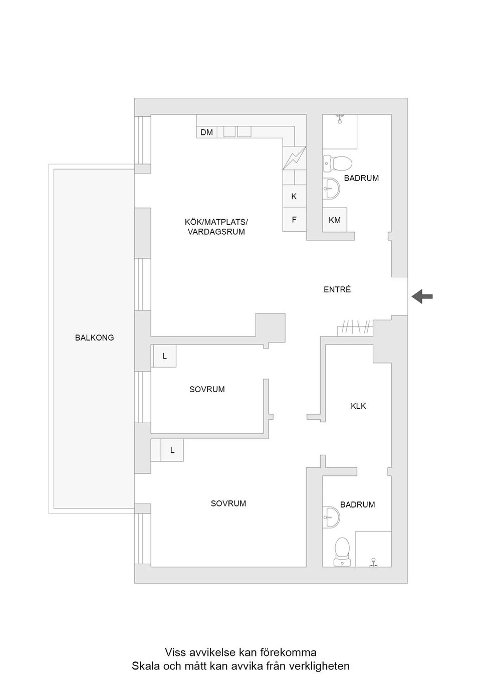 Bostadsrätt, Släggargatan 1K, Malmaberg, Västerås