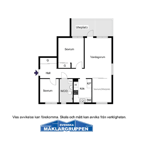 Bostadsrätt, Kantarellvägen 16, Bällstaberg, Vallentuna