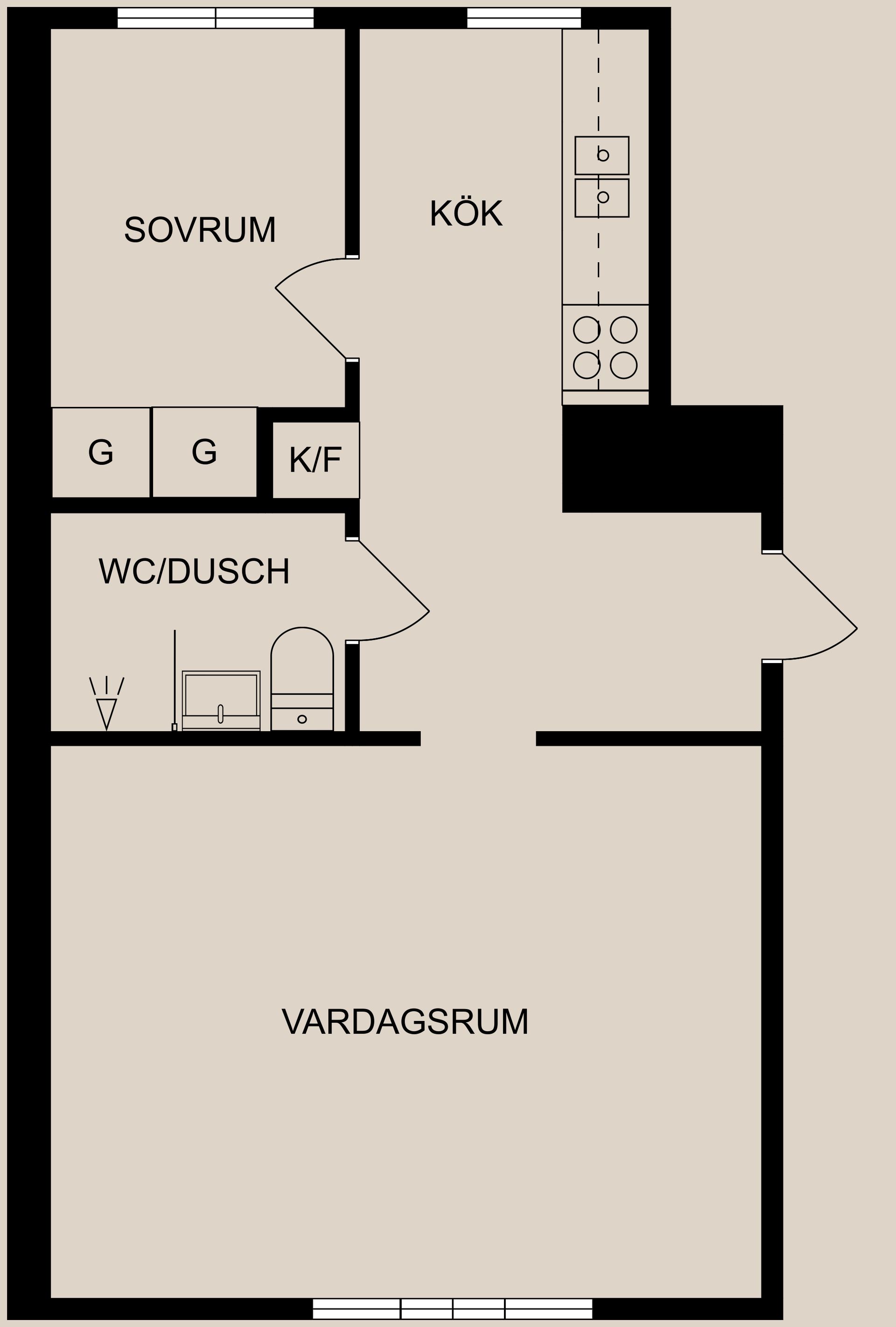 Bostadsrätt, Eknäsgatan 35, Söder, Klingsberg, Norrköping