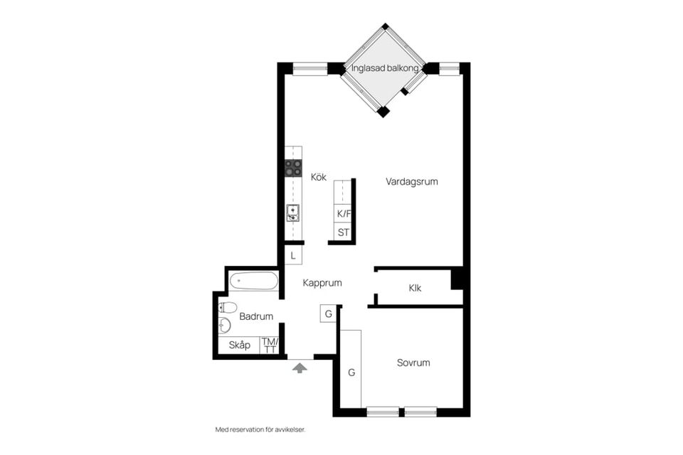 Bostadsrätt, Vattugatan 2a, Centralt / Galgberget, Halmstad