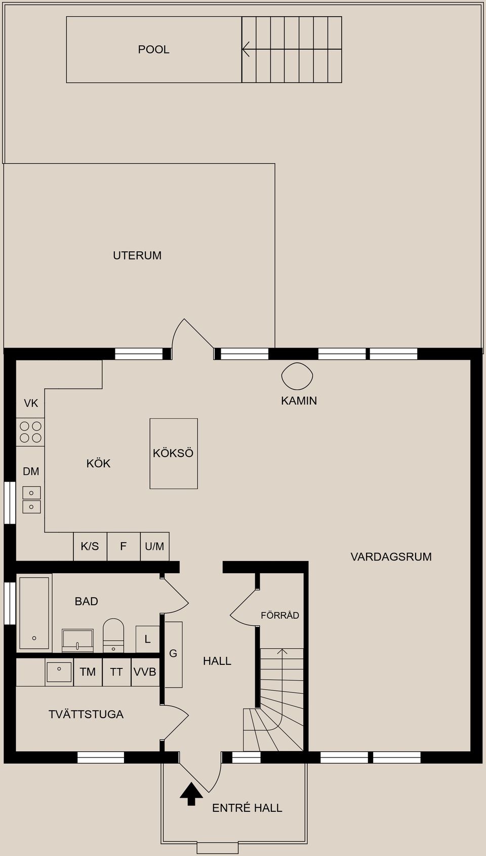 Radhus, Kårtorpsvägen 55, Kårtorp, Norrköping