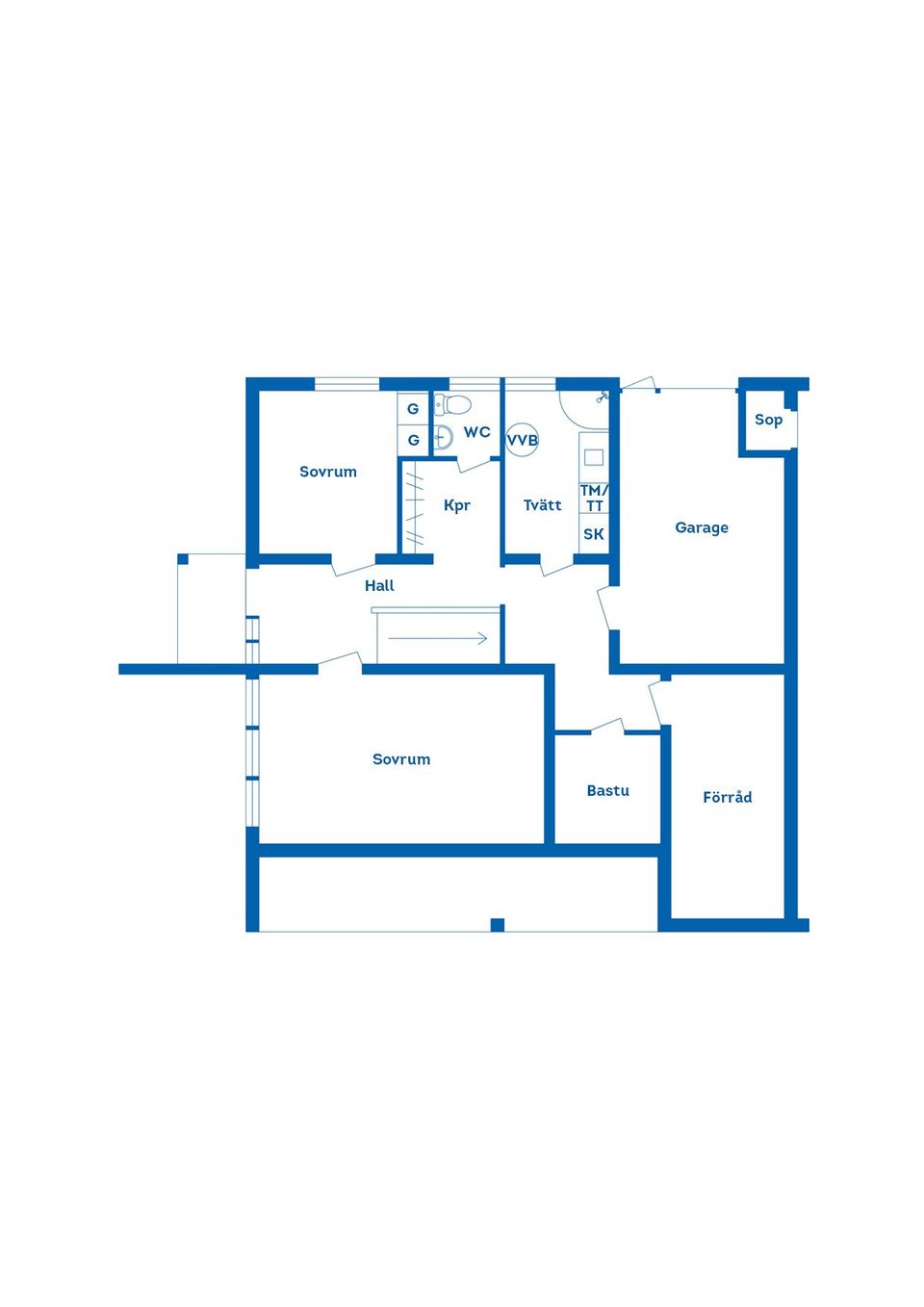 Villa, Björnbärsvägen 12, Påtorp, Ronneby