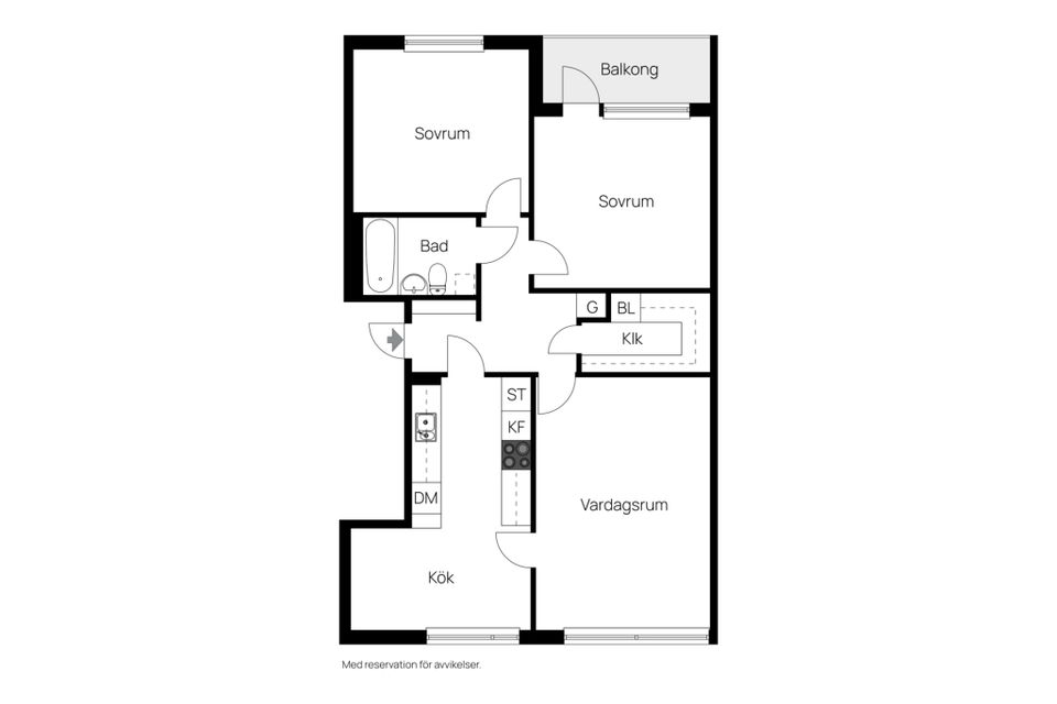 Bostadsrätt, Paradisgatan 21e, Centralt, Gislaved