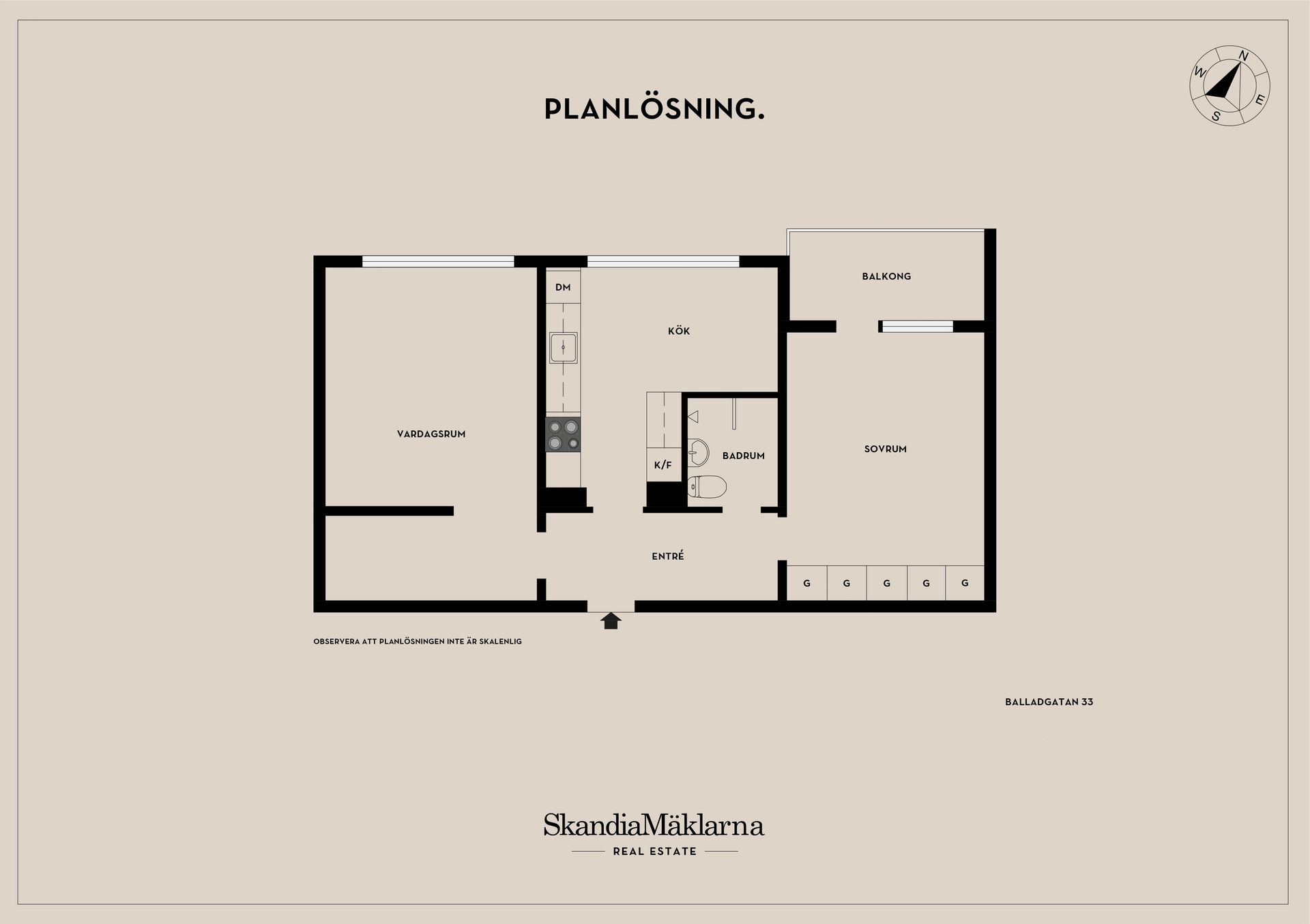Bostadsrätt, Balladgatan 33, Högaholm, Malmö