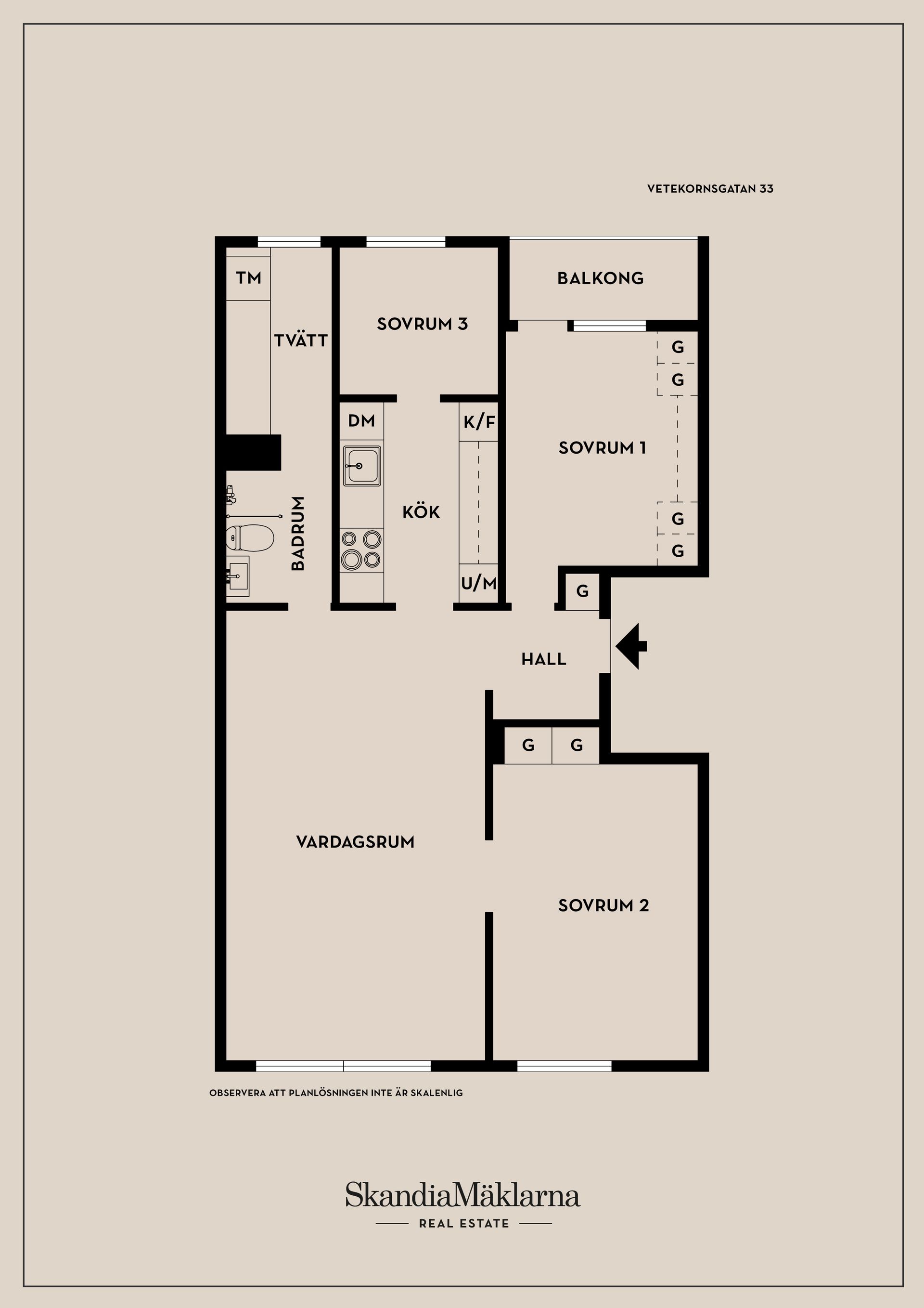 Bostadsrätt, Vetekornsgatan 33, Mölndal - Bifrost, Mölndal