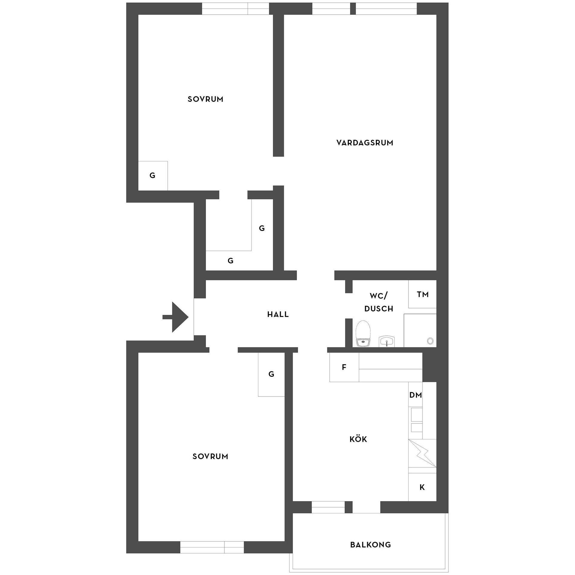 Bostadsrätt, Länsmansgatan 11C, Norrmalm, Skövde