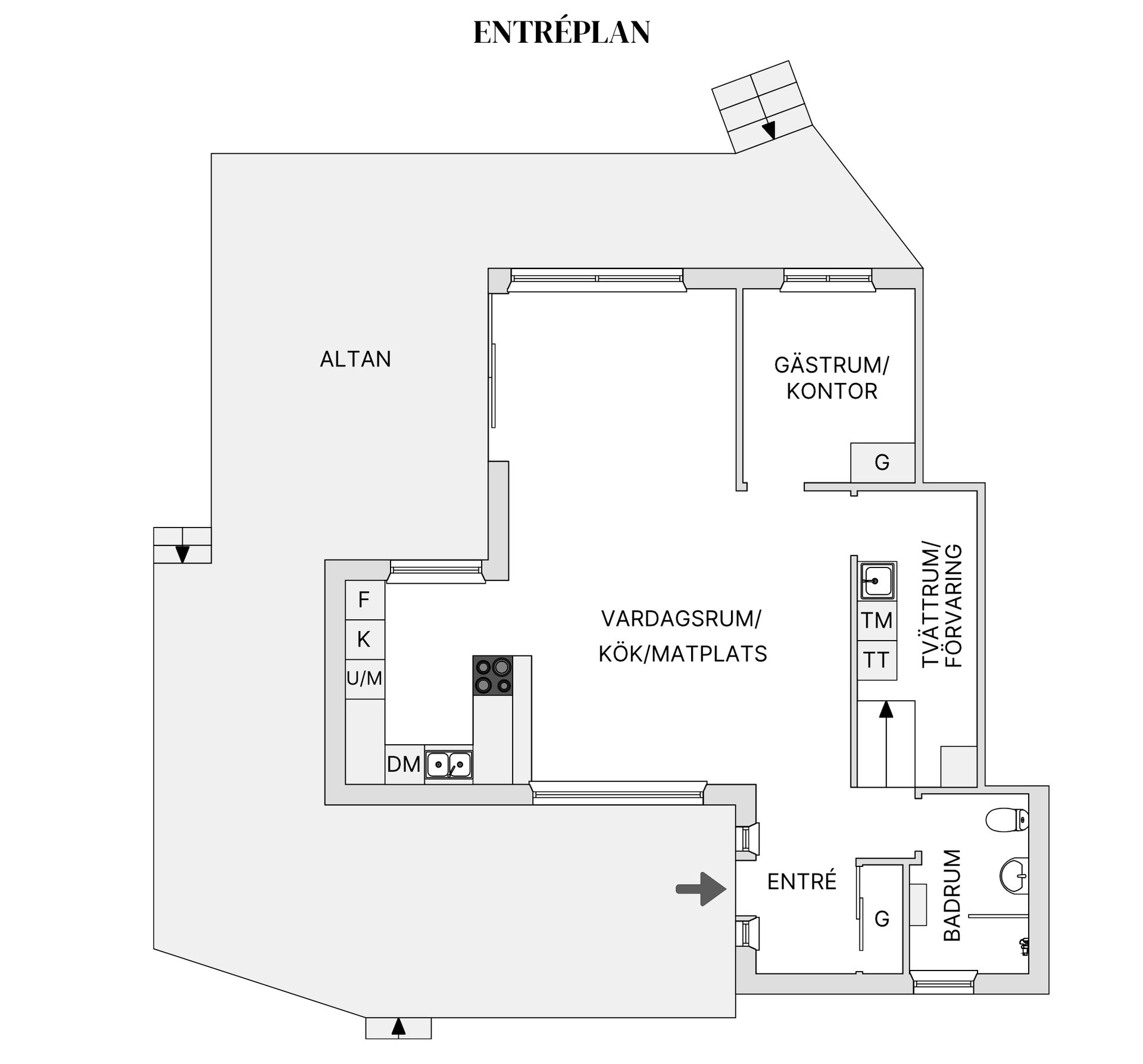 Bostadsrätt, Radhus, Dalripans väg 13, Strömma, Värmdö