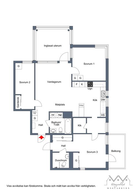 Bostadsrätt, Tallrisvägen 4, 1 tr, Kungsängen centrum, Upplands-Bro