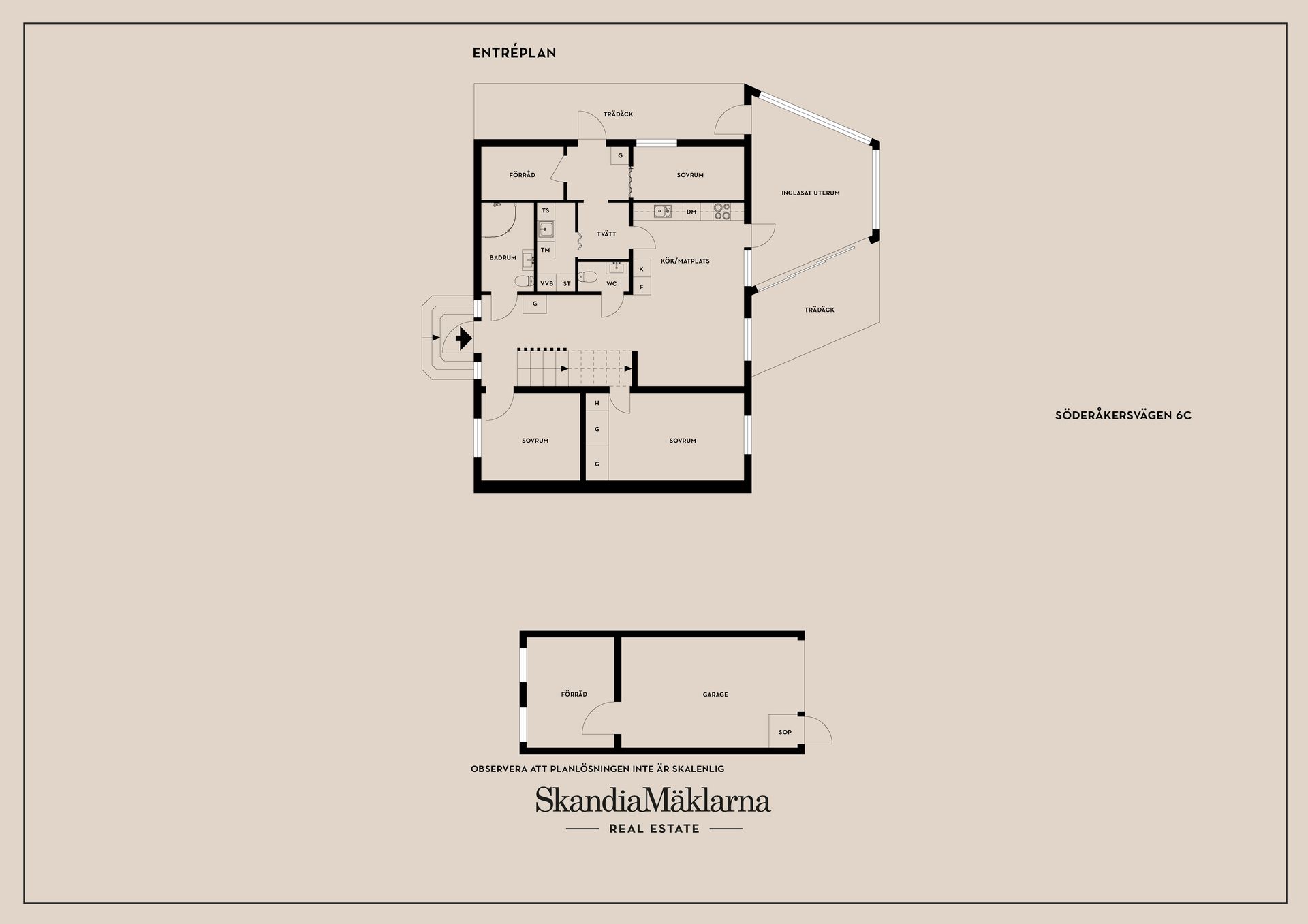Villa, Söderåkersvägen 6C, Stuvsta, Huddinge