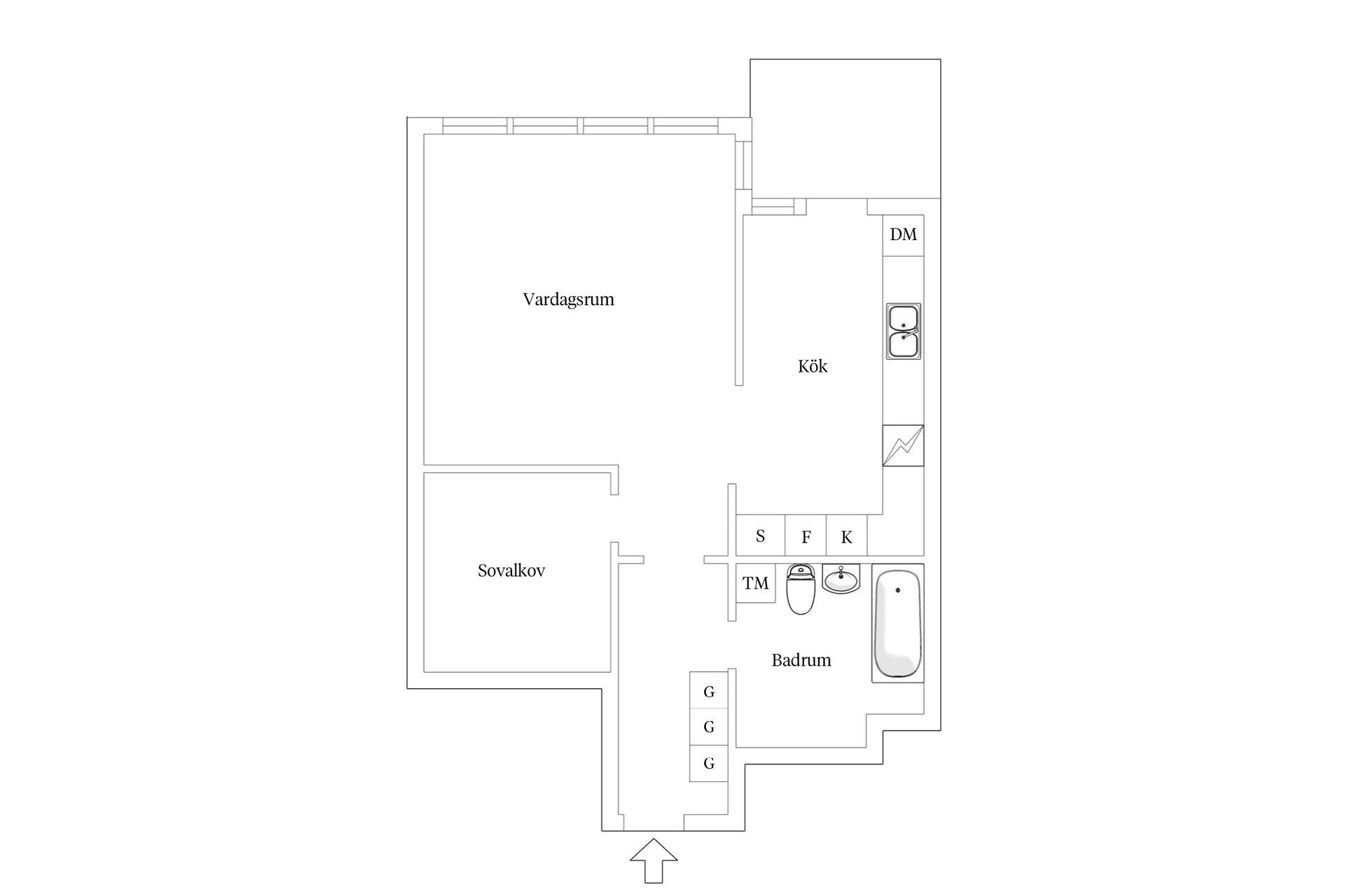 Bostadsrätt, Bergsgatan 20B, Frösön, Östersund