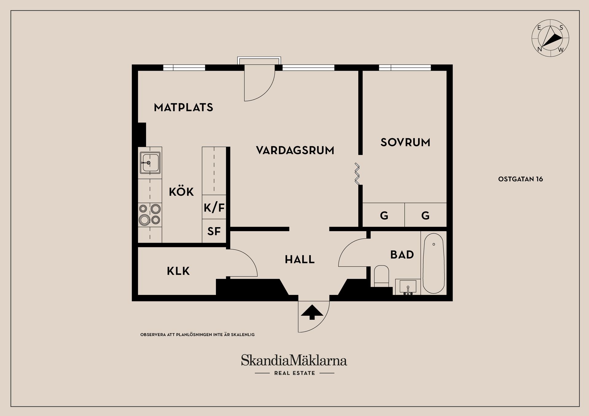 Bostadsrätt, Ostgatan 16, Kallebäck, Göteborg