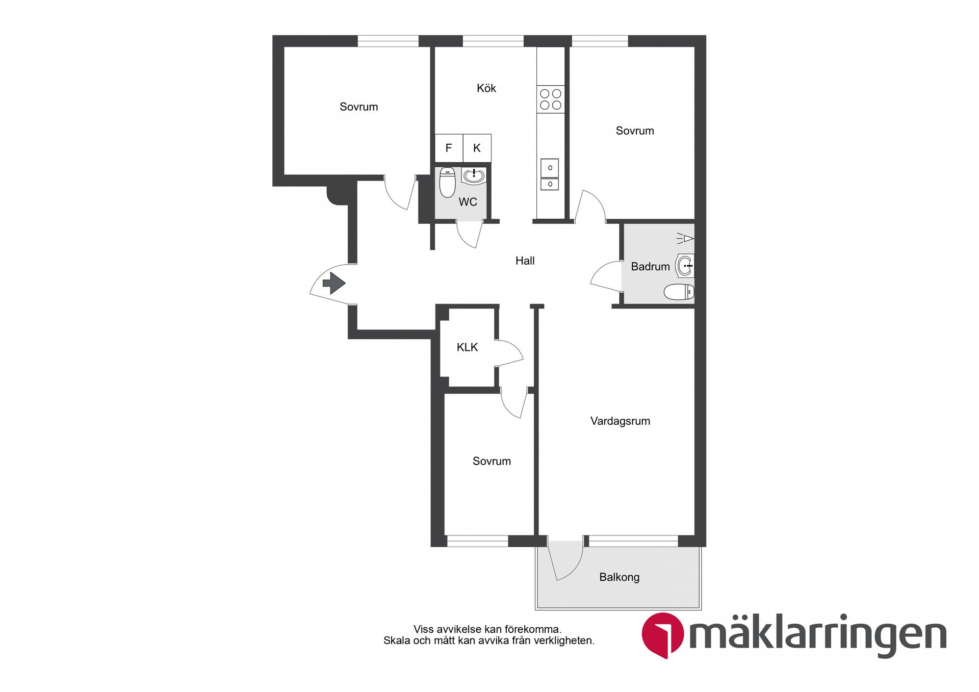 Bostadsrätt, Månadsvägen 64, Jakobsberg, Järfälla