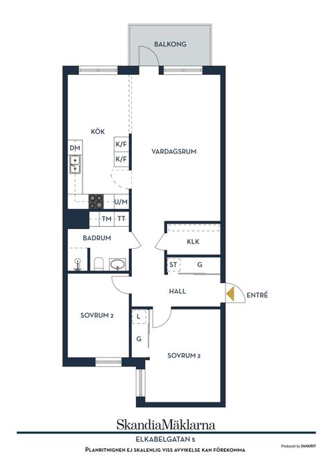 Bostadsrätt, Elkabelgatan 5, Älvsjö, Stockholm