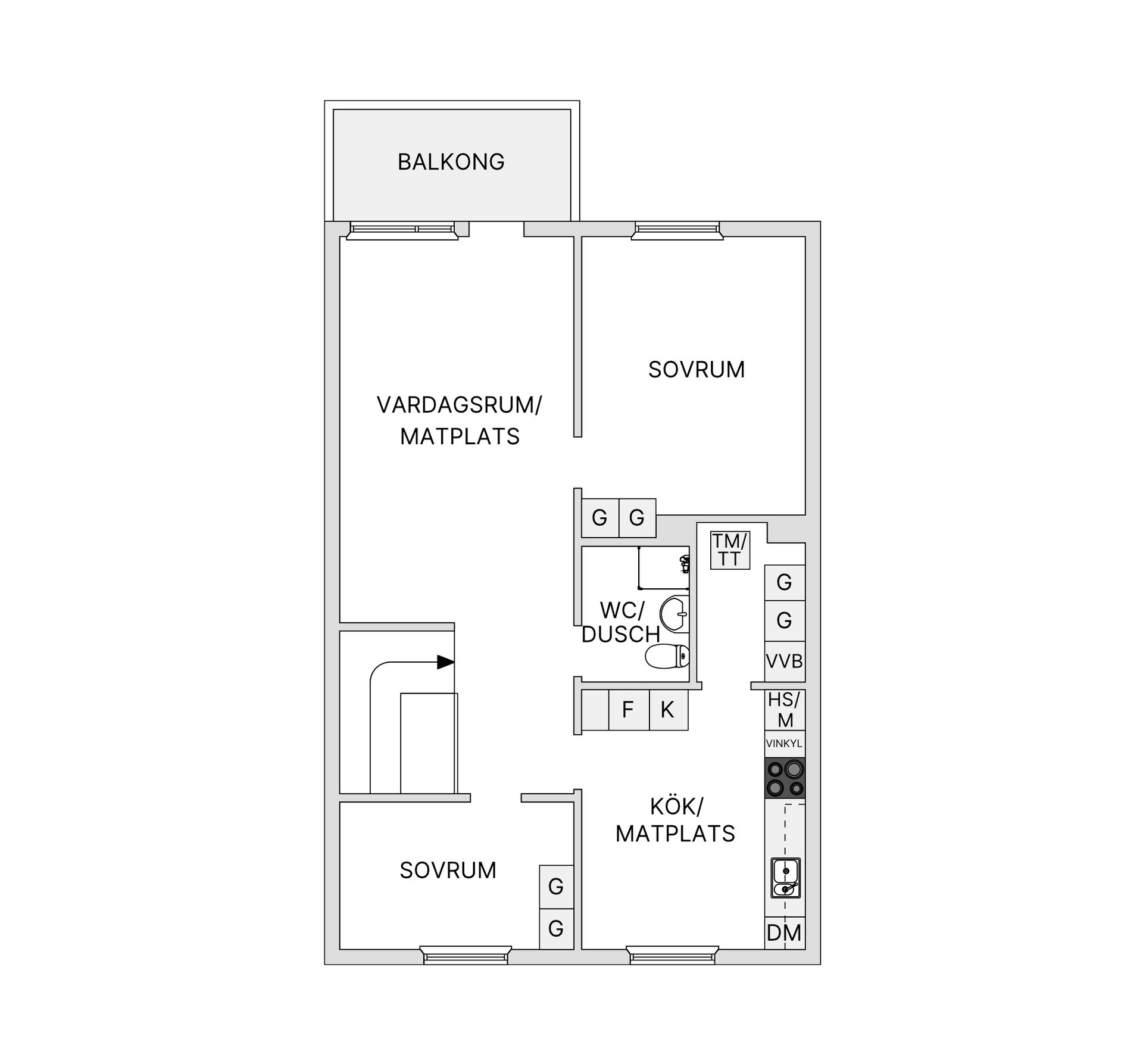 Bostadsrätt, Hultavägen 3F, Målsryd, Borås