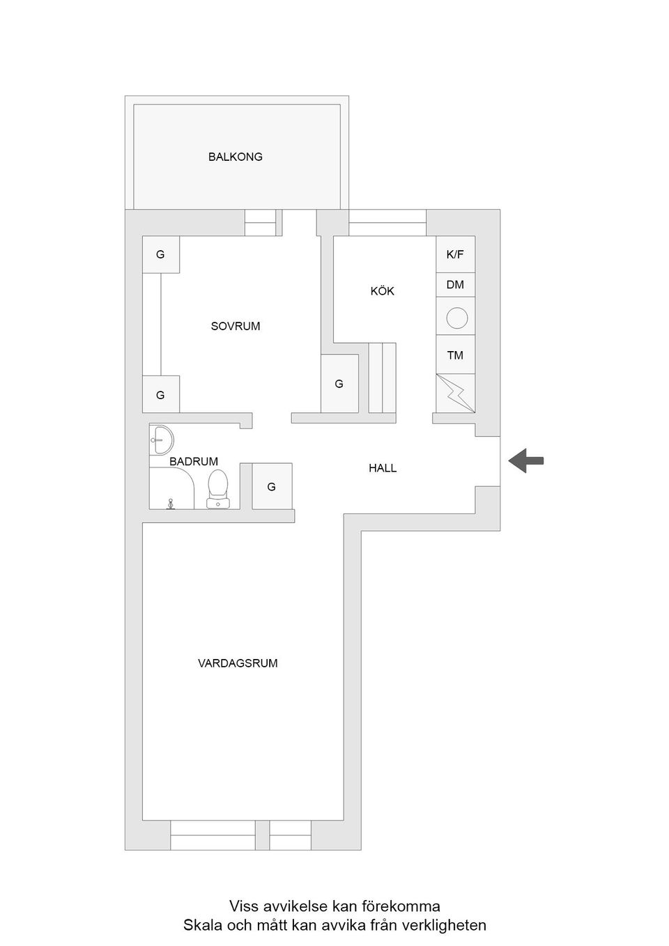 Bostadsrätt, Kristiansborgsallén 1A, Centralt/Kristiansborg, Västerås