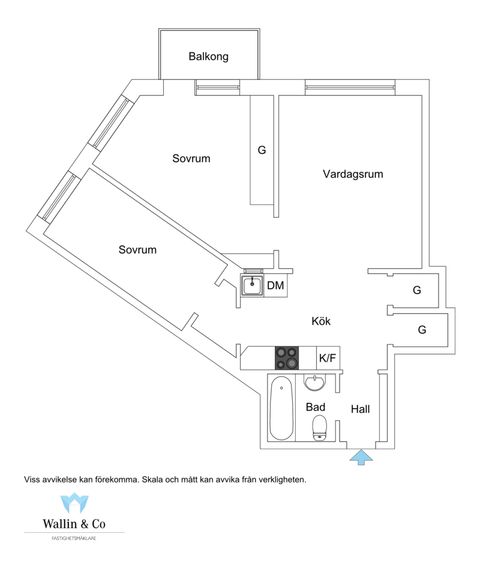 Bostadsrätt, Gammelgårdsvägen 21, 2 tr, Kungsholmen - Stora Essingen, Stockholm